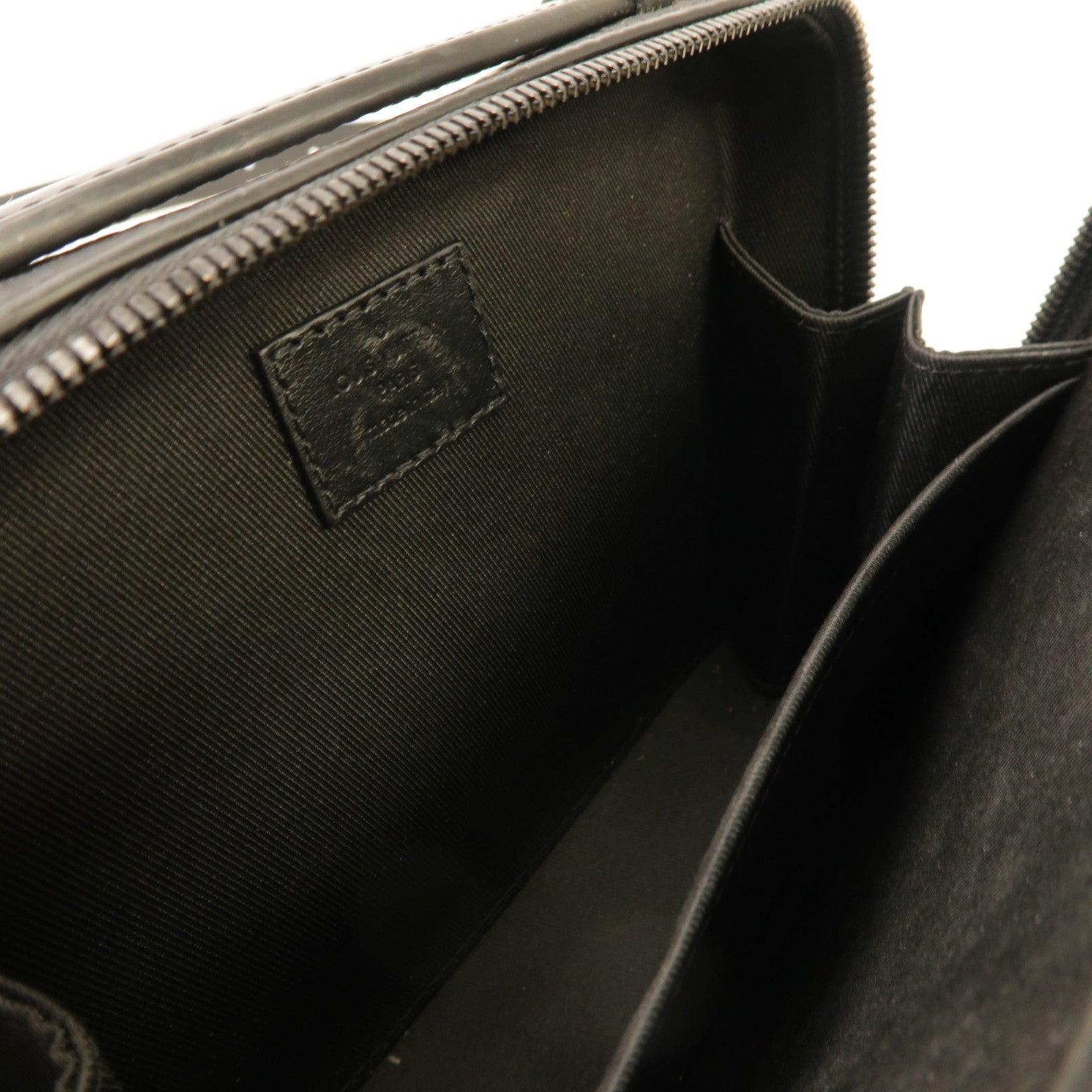 LOUIS VUITTON Monogram Taurillon皮革Handle Soft Trunk手挽肩背兩用袋黑色