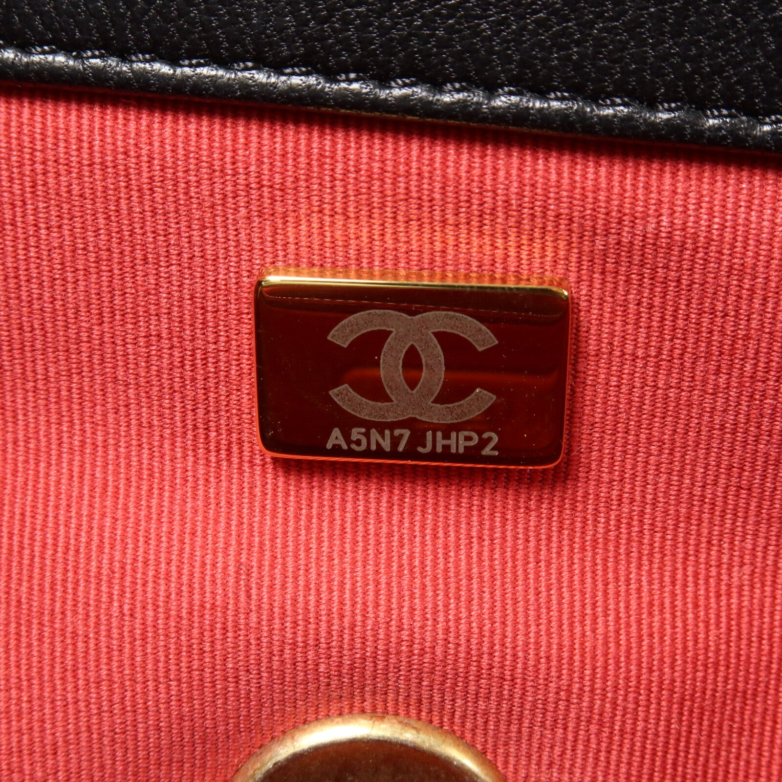 CHANEL 羊皮皮革C19 Small鏈帶手挽肩背兩用袋