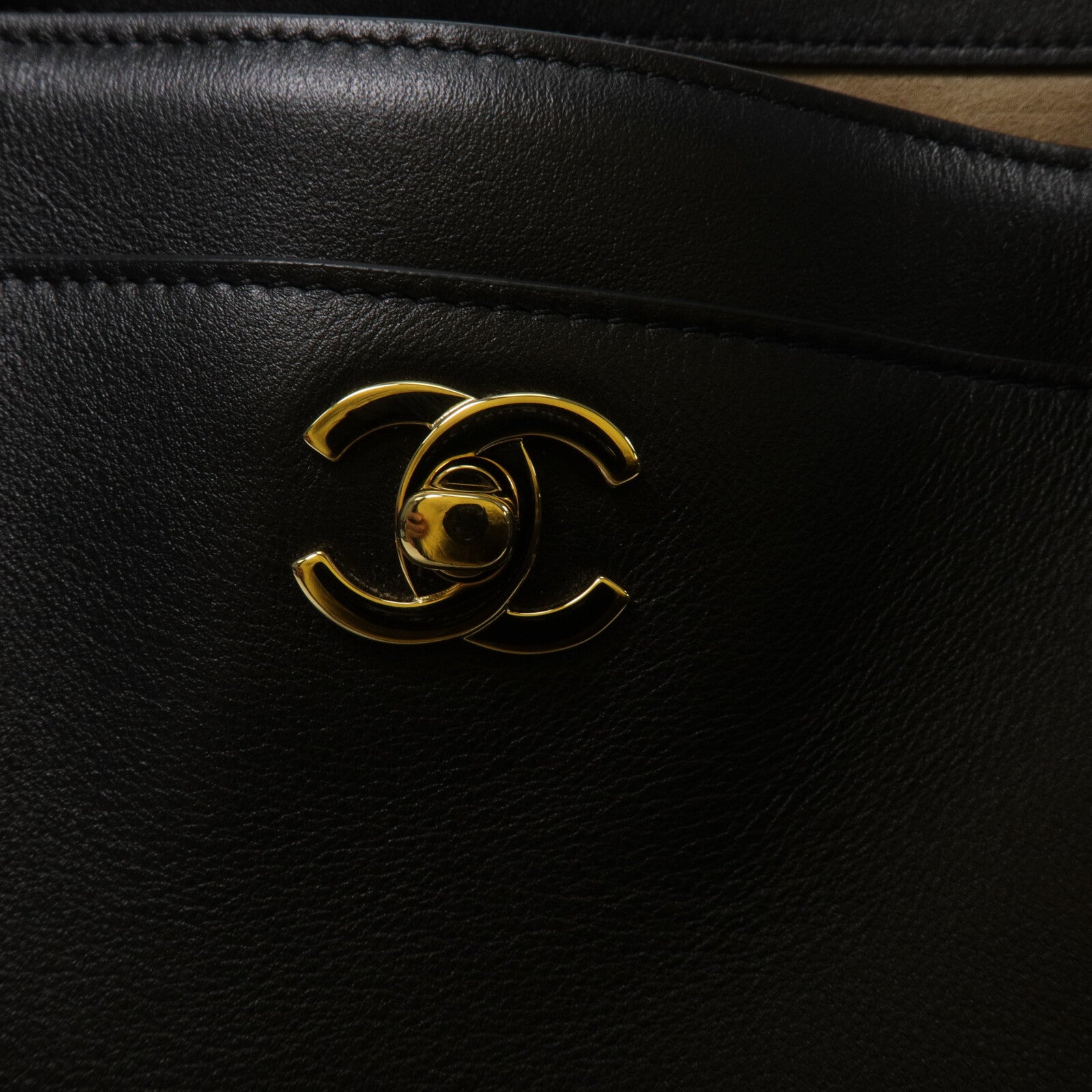 CHANEL 牛皮皮革Small Shopping Bag肩背袋