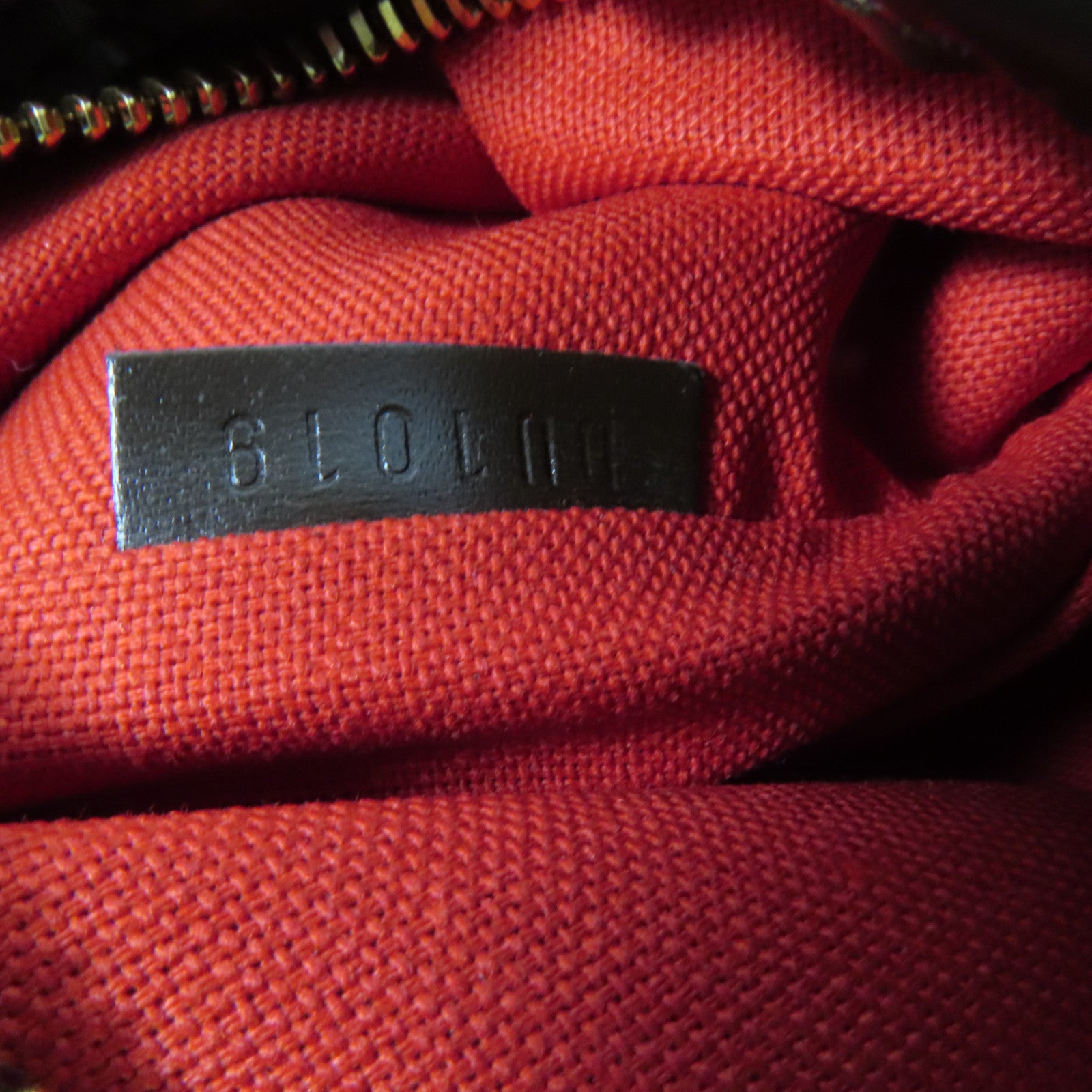 LOUIS VUITTON Damier Bloomsbury PM金扣肩背袋棕色