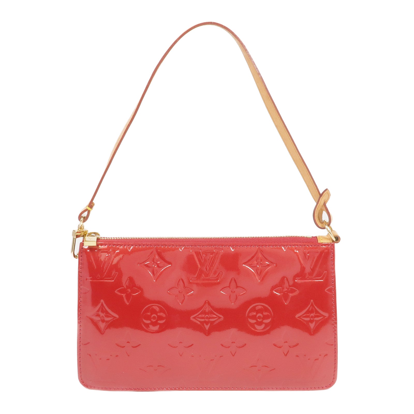 LOUIS VUITTON Monogram Vernis Lexington金扣手挽袋