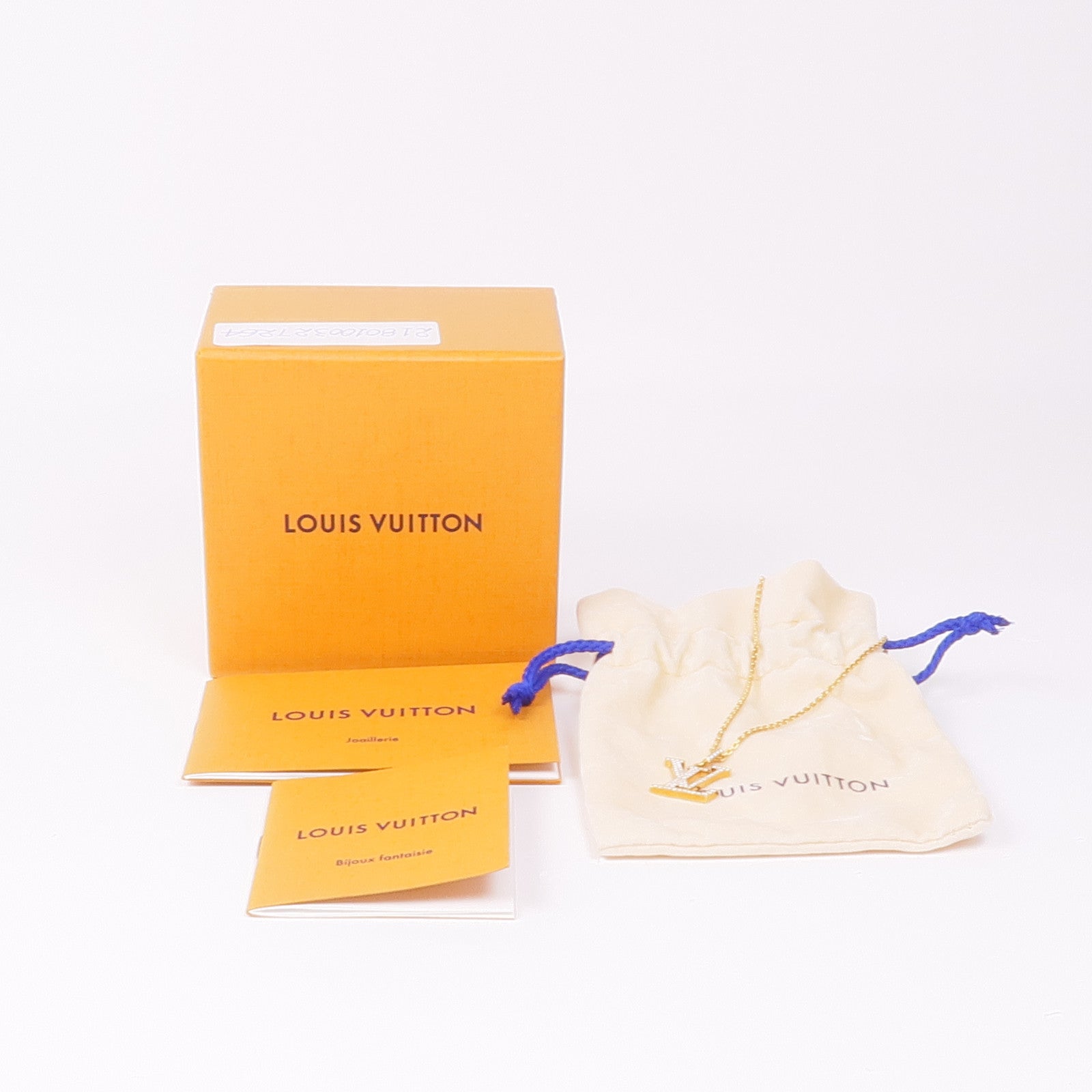 LOUIS VUITTON LV Idylle Blossom Necklace Q93849 18K Yellow Gold