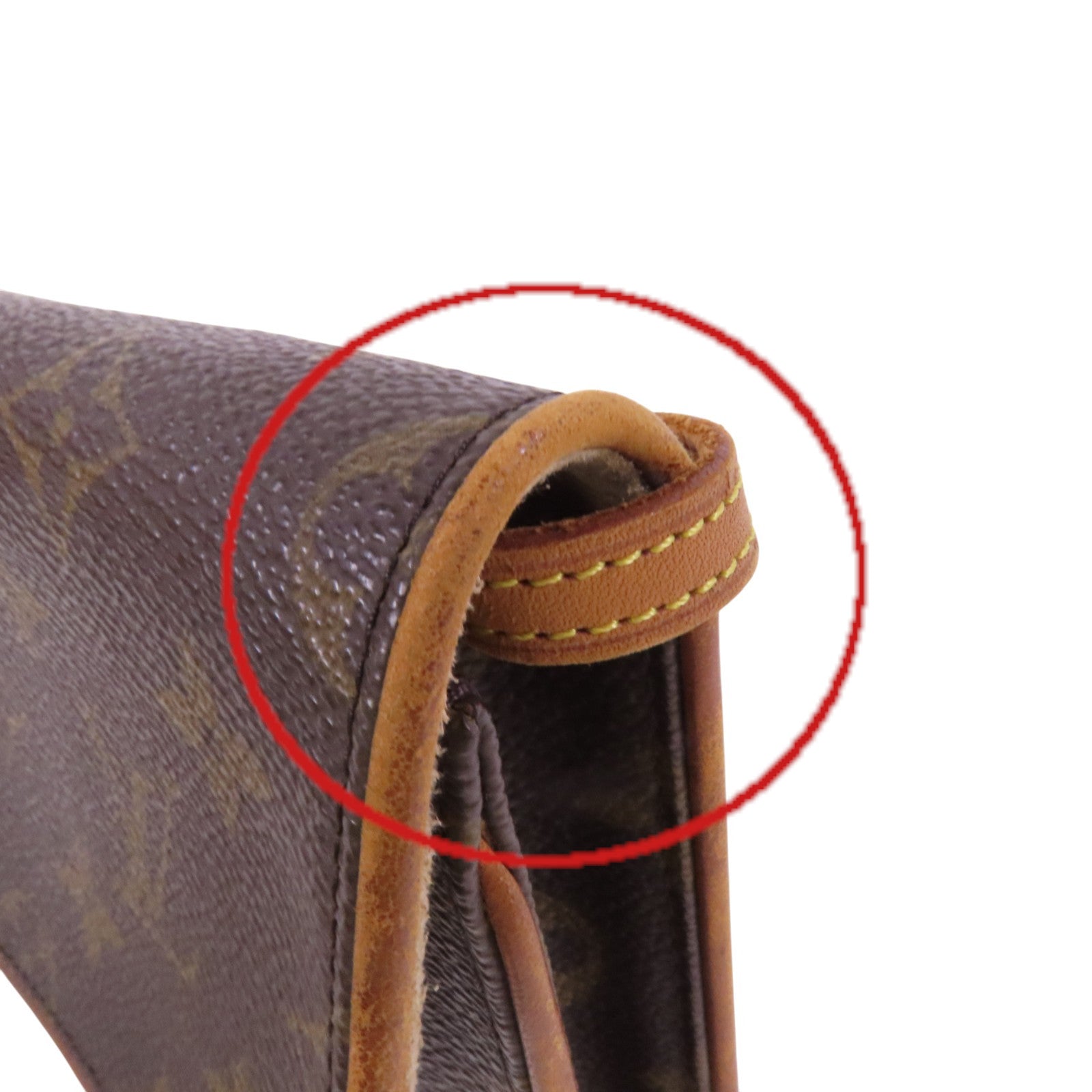 LOUIS VUITTON Monogram Pochette Twin GM金扣肩背袋