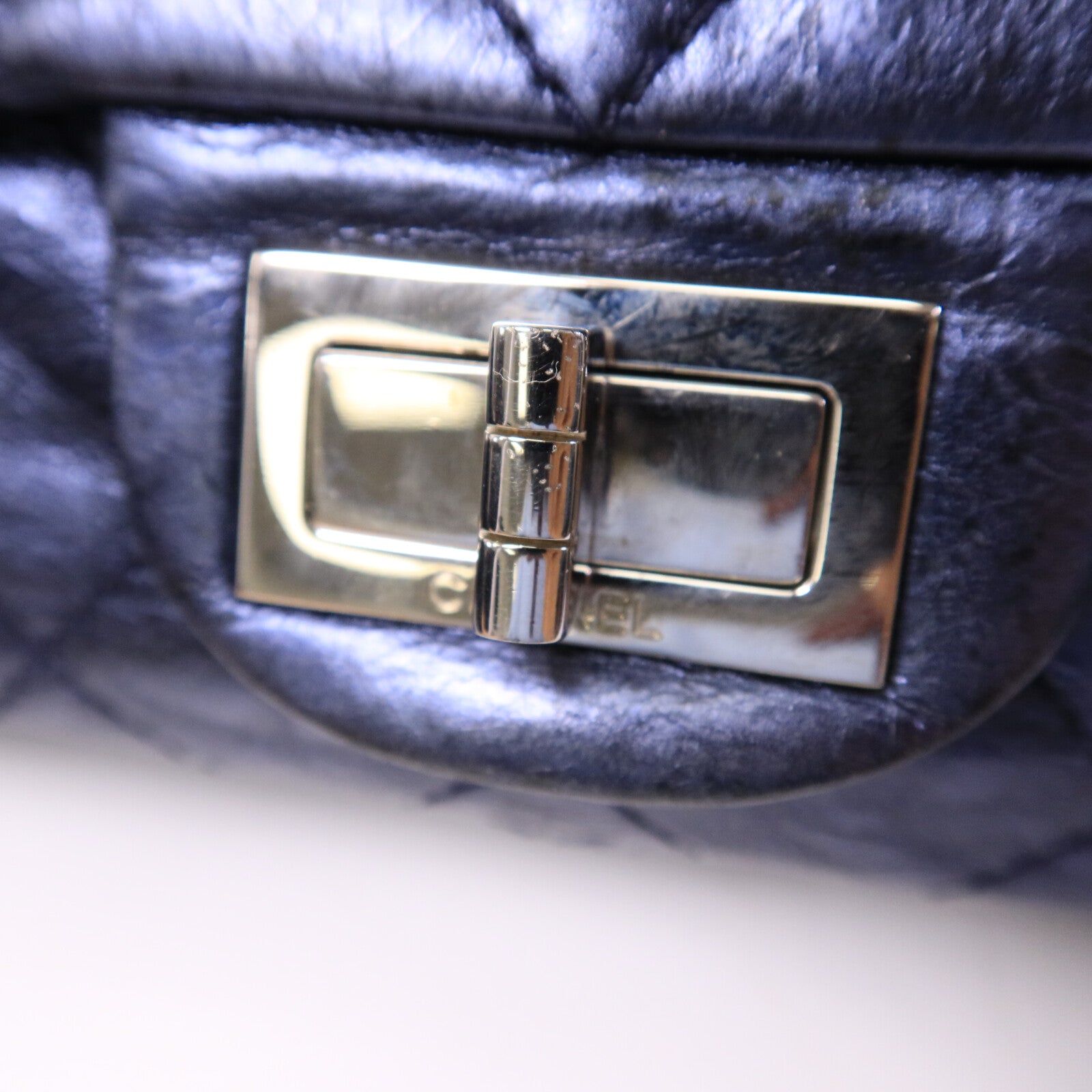 CHANEL 牛皮皮革2.55 Chain Shoulder Bag鏈帶肩背袋