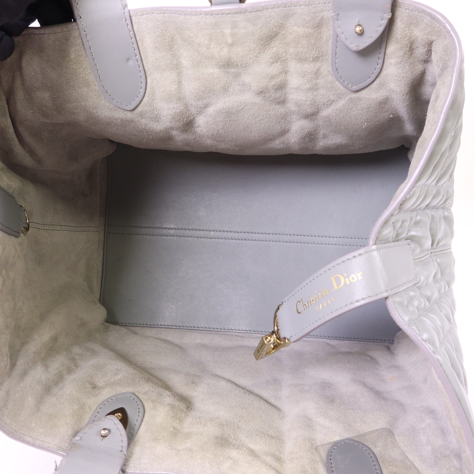 Dior 牛皮皮革Toujours Medium金扣手挽袋