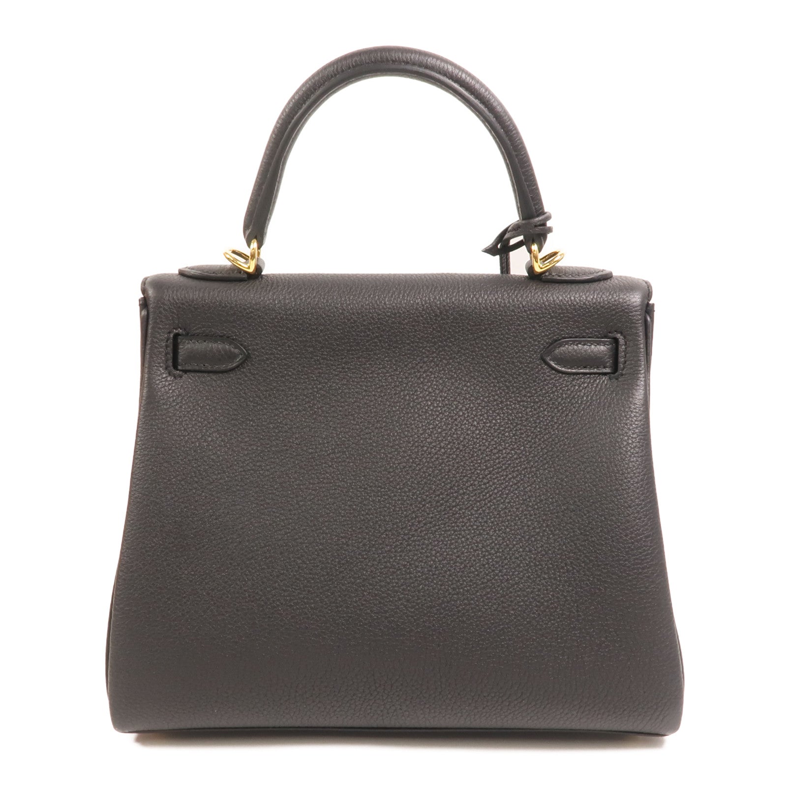 HERMES Togo皮革Kelly 25手挽肩背兩用袋Noir