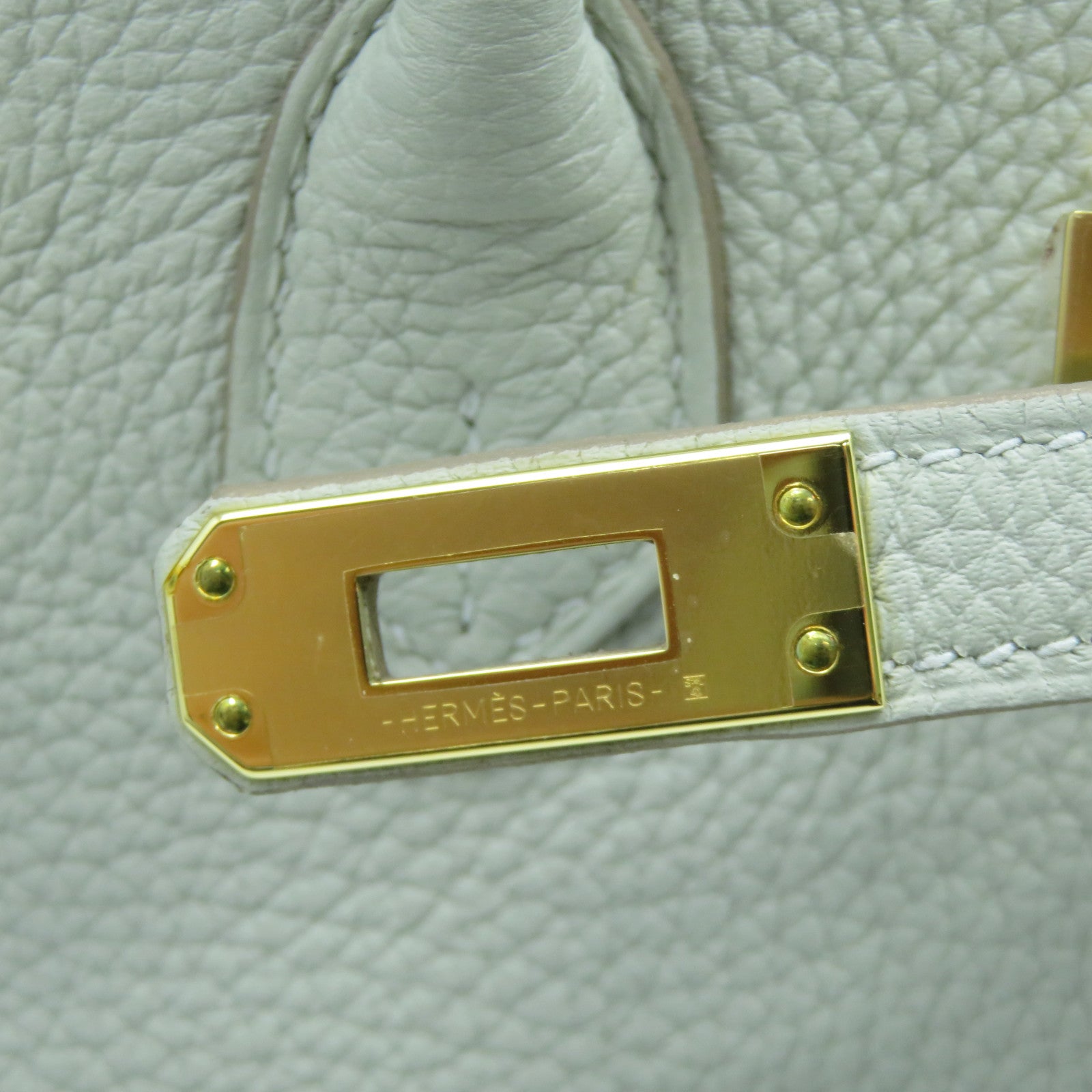 HERMES 【激減優惠】Togo皮革Birkin 25金扣手挽袋Gris Perle珍珠灰色