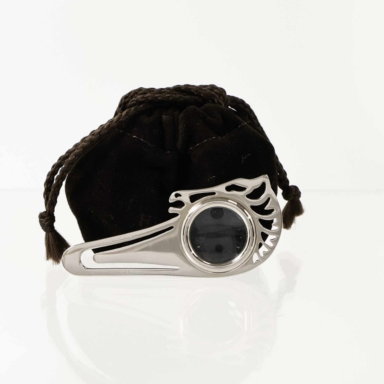 HERMES 金屬Cheval Magnifying Glass Book Mark書籤