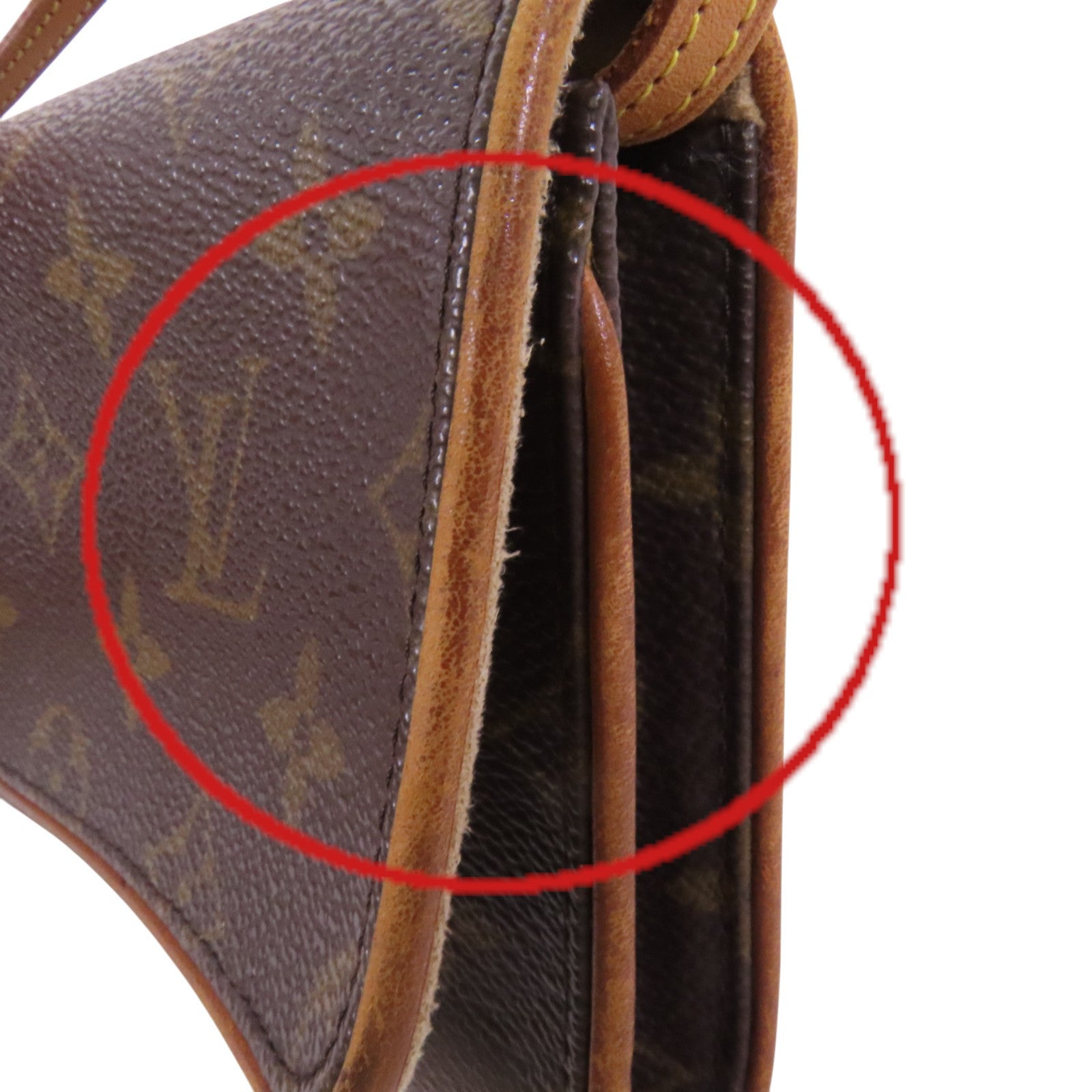 LOUIS VUITTON Monogram Pochette Twin GM金扣肩背袋