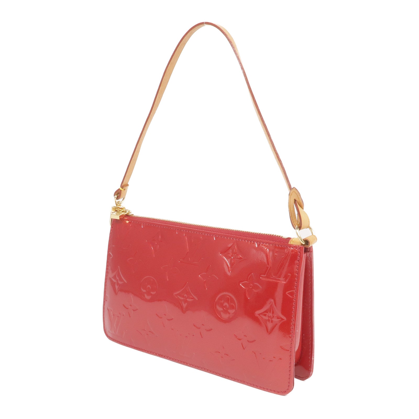 LOUIS VUITTON Monogram Vernis Lexington金扣手挽袋