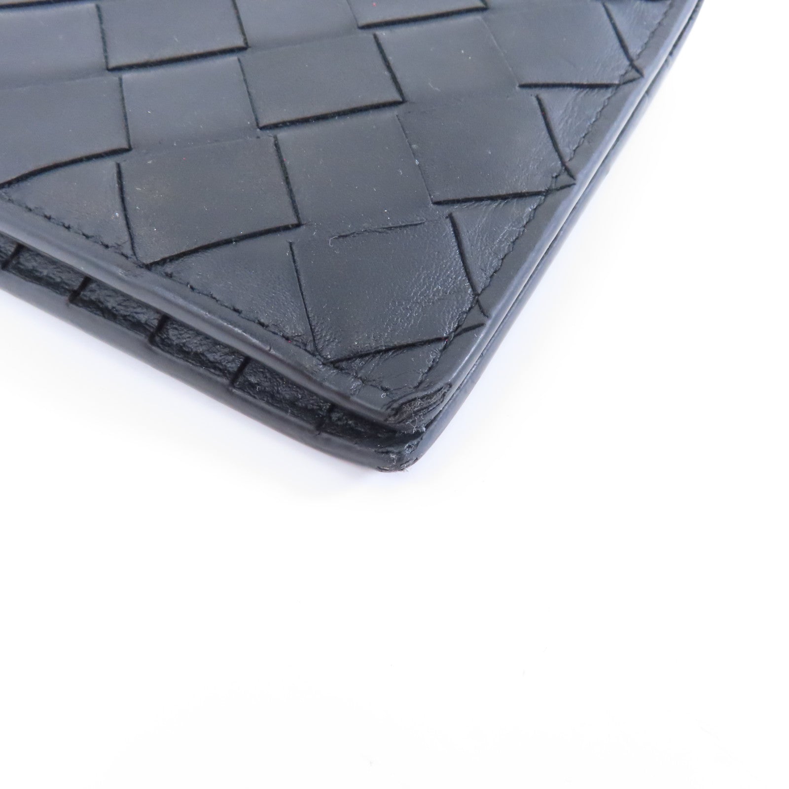 BOTTEGA VENETA 皮革Long Wallet長錢包黑色