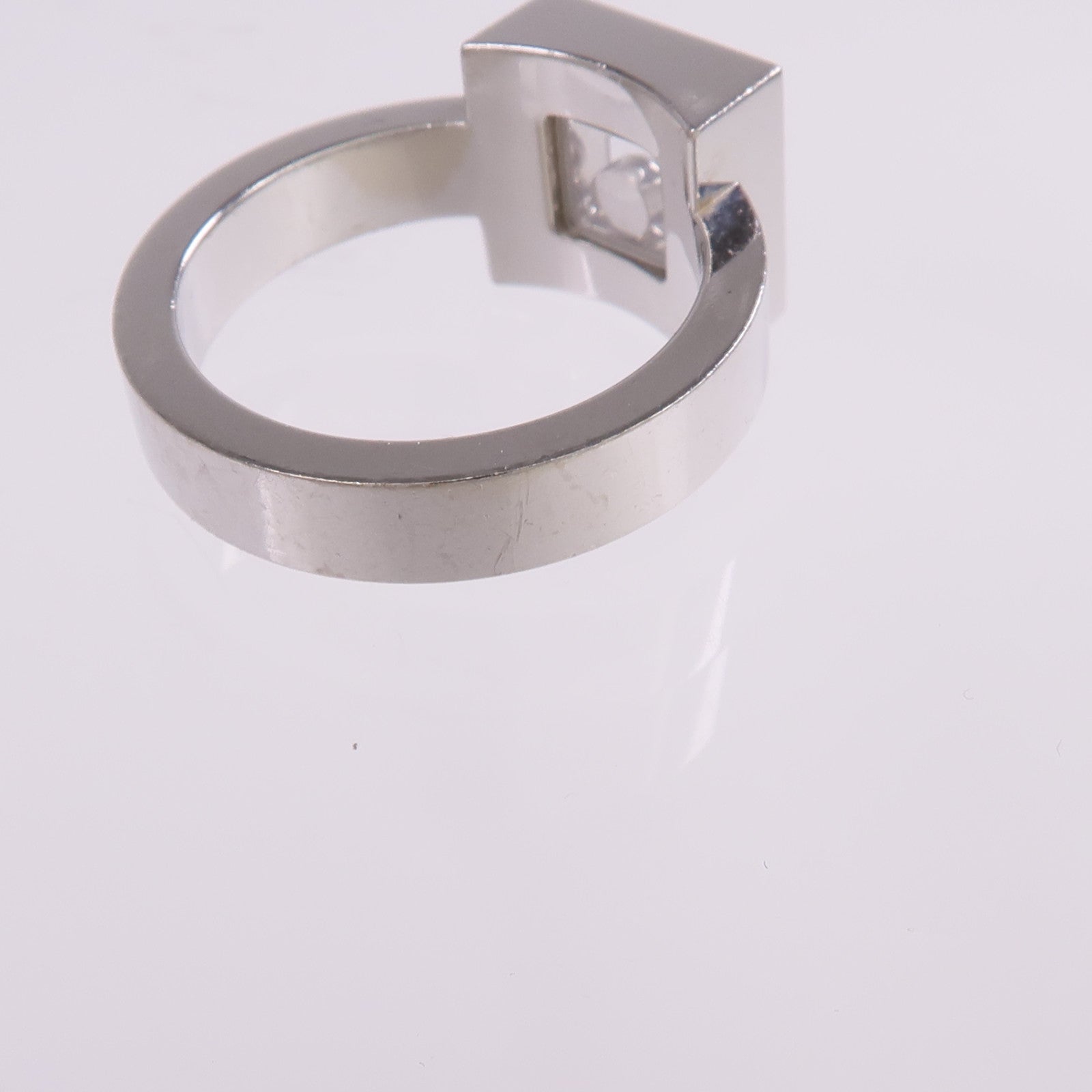 Chopard 18K白金Happy Diamonds Ring鑽石戒指US#6.25
