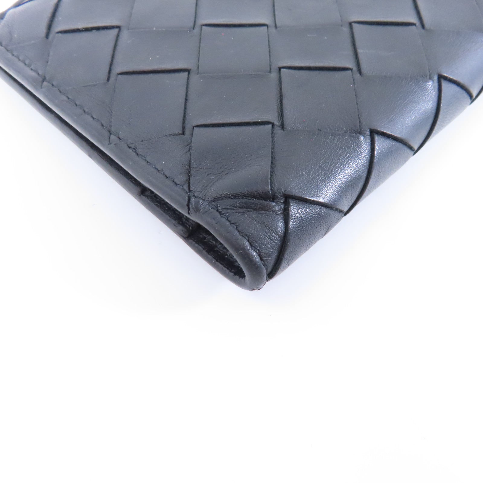 BOTTEGA VENETA 皮革Long Wallet長錢包黑色