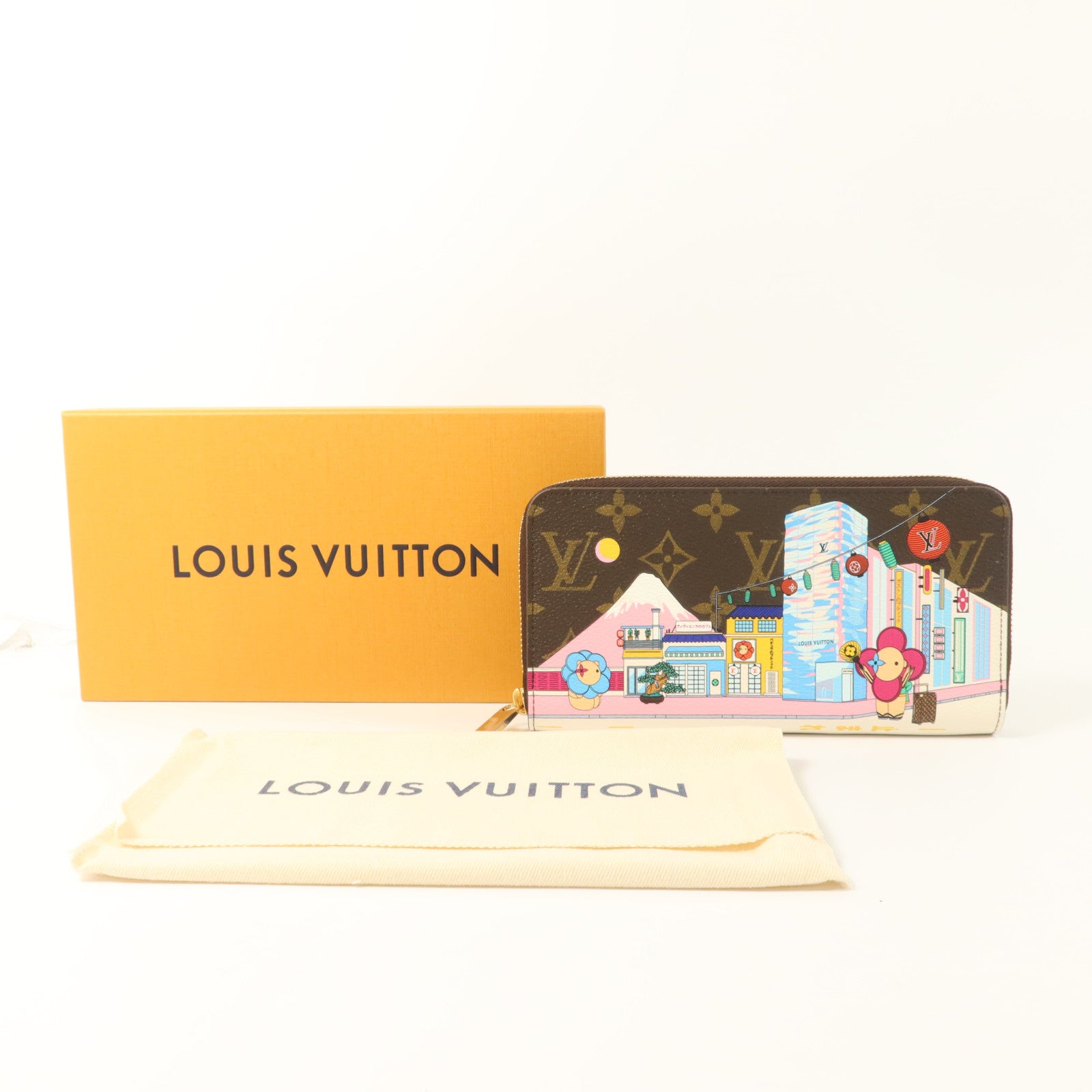 LOUIS VUITTON Monogram Vivienne Japan金扣長錢包
