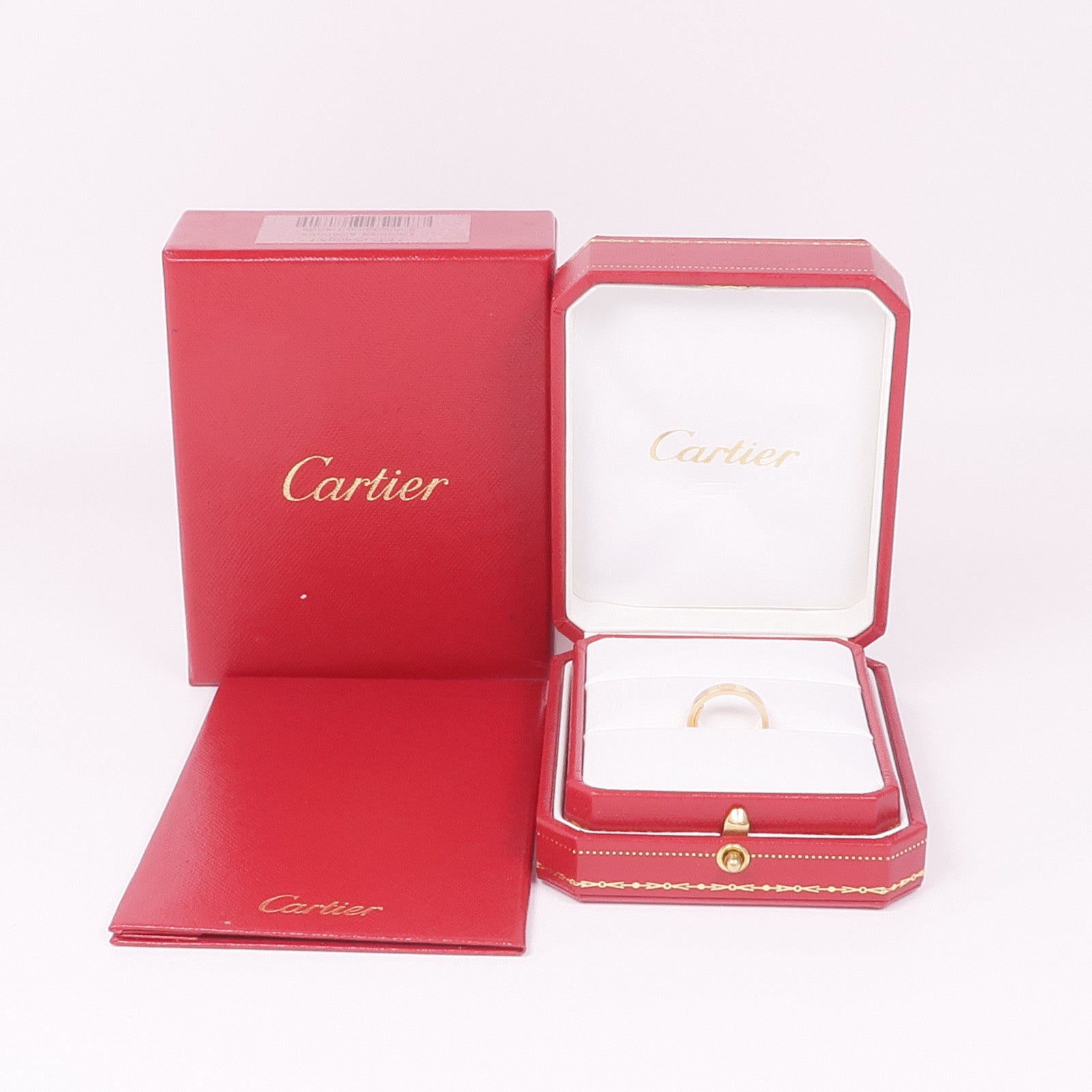 CARTIER 18K玫瑰金C De Cartier鑽石戒指Cartier#46/US#2.5