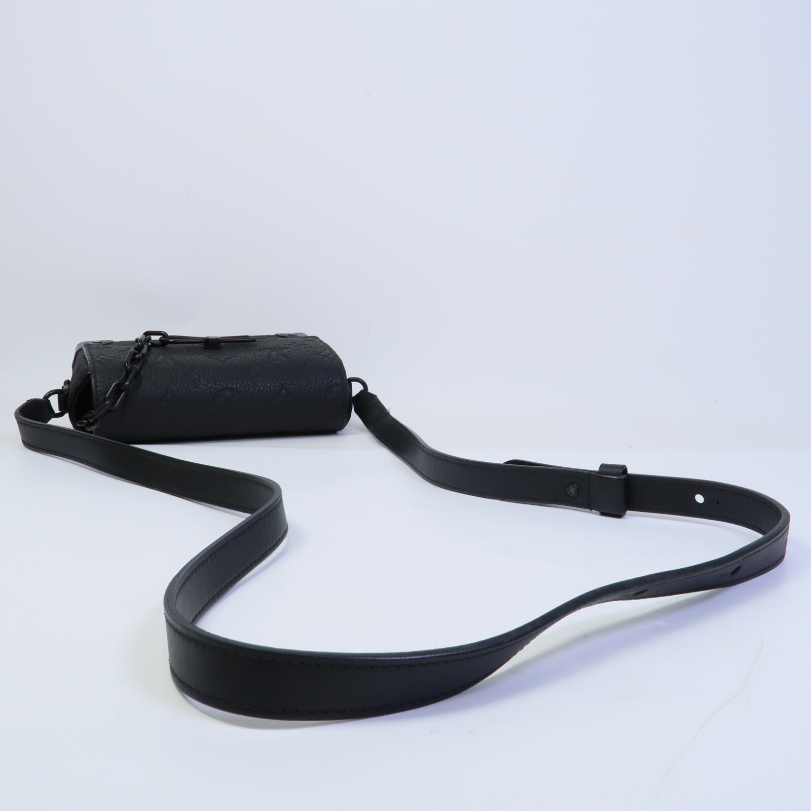 LOUIS VUITTON Monogram Taurillon Steamer Wearable Wallet肩背袋