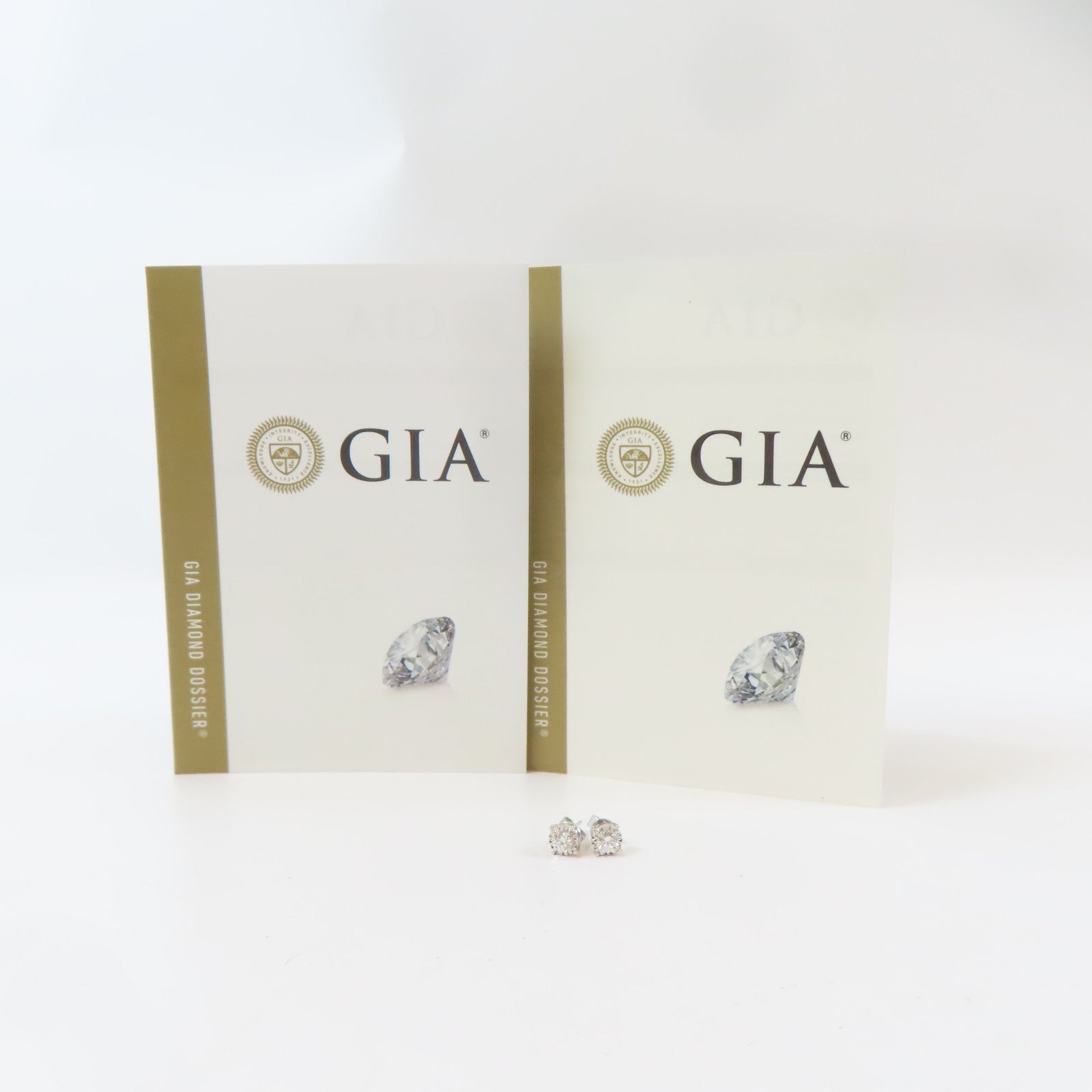 JEWELRY 18K白金Diamond Earring0.31ct/0.30ct鑽石耳環