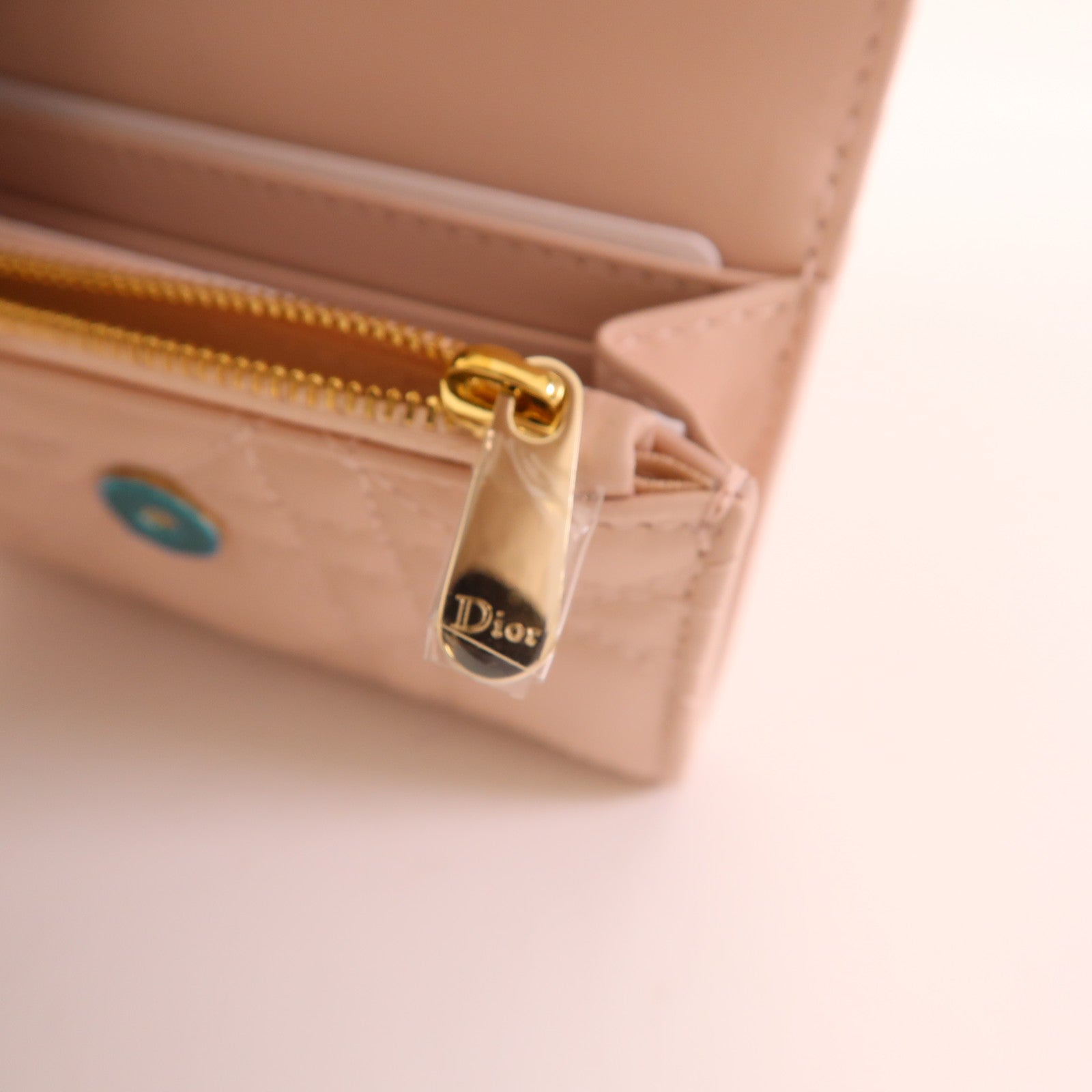 Dior 羊革皮革Card Case金扣卡片套