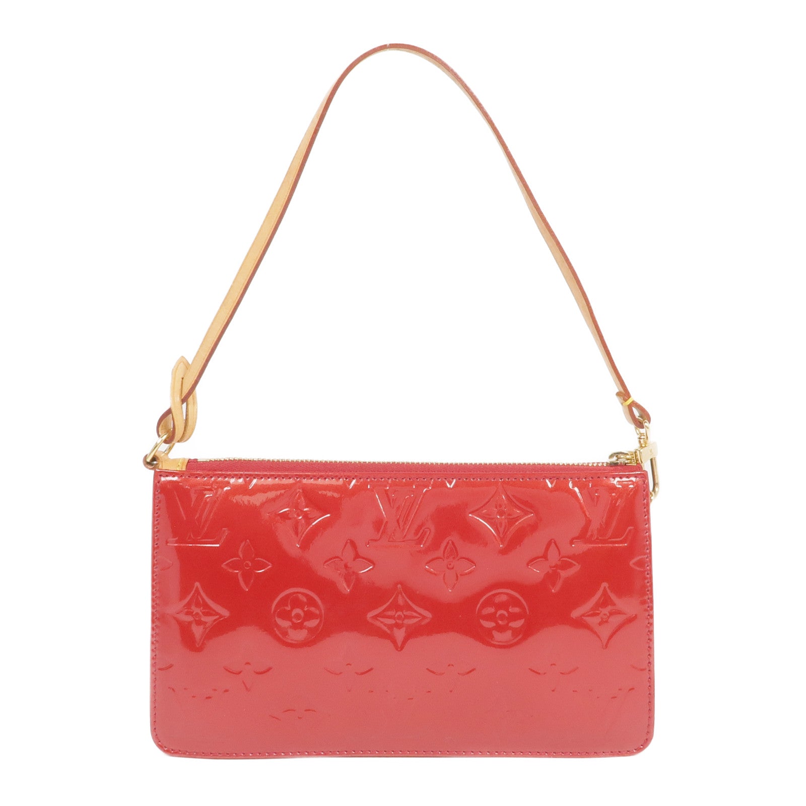 LOUIS VUITTON Monogram Vernis Lexington金扣手挽袋