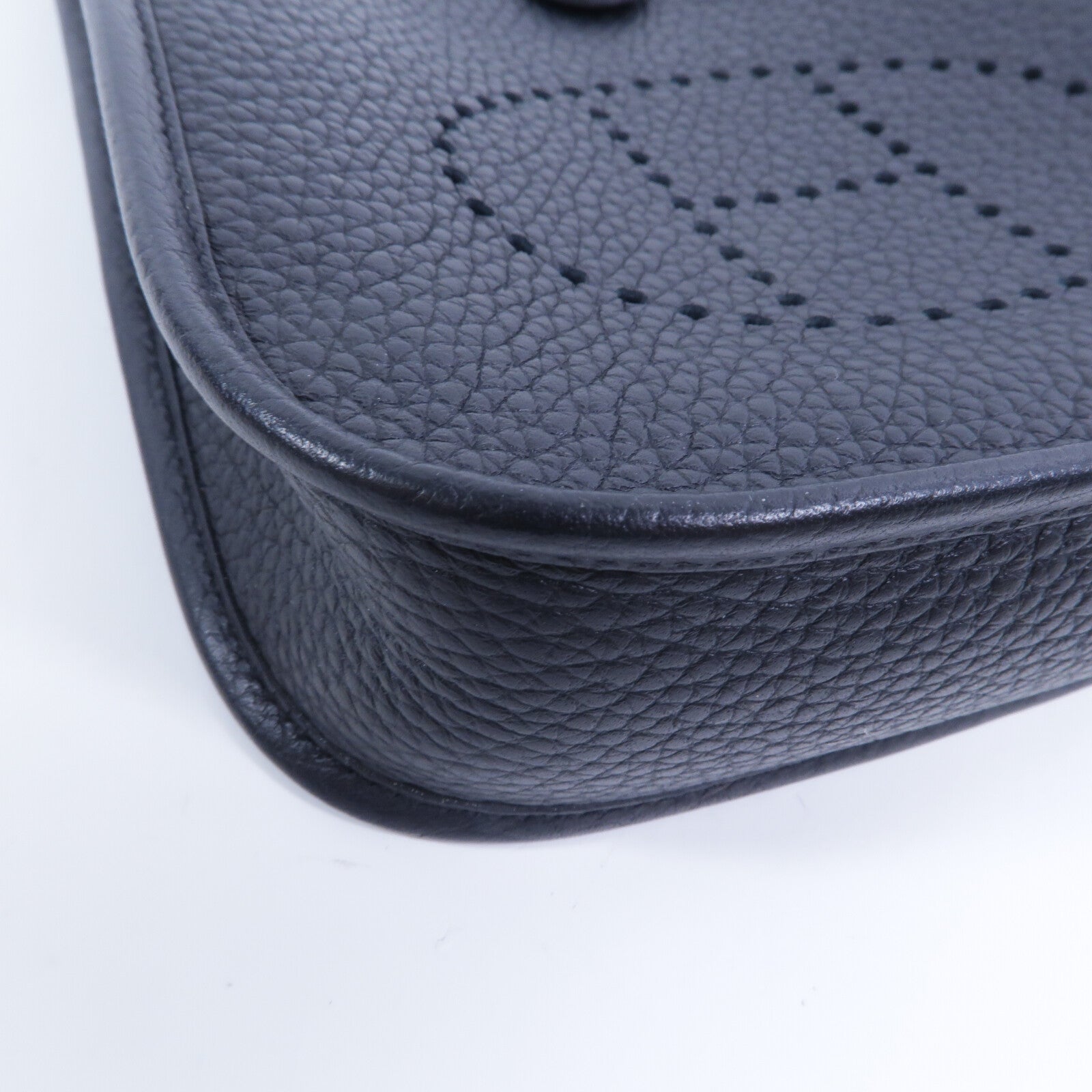 HERMES Clemence皮革Evelyne TPM肩背袋Noir