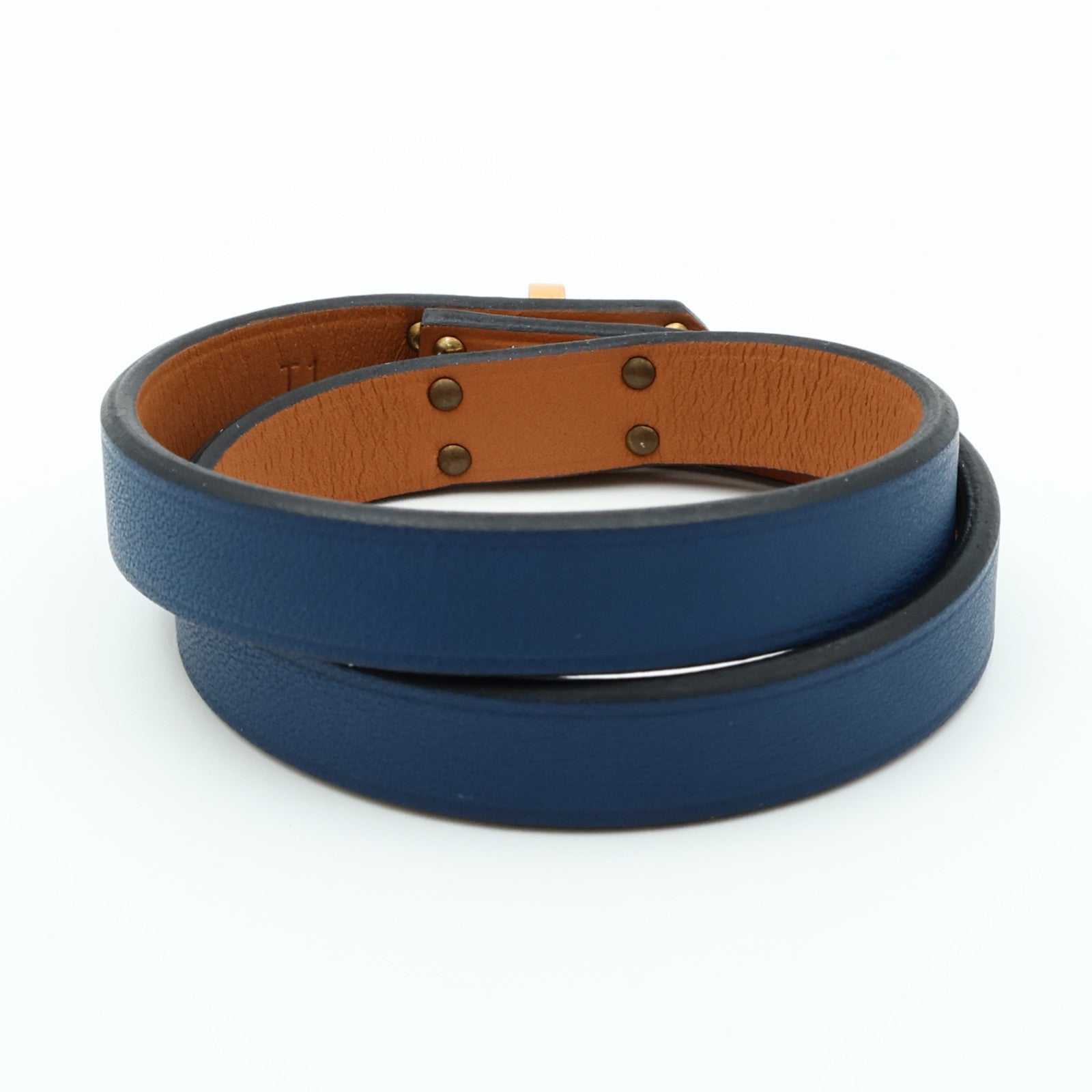 HERMES 【激減優惠】Swift皮革Mini Kelly Double Tour Bracelet金扣手鏈