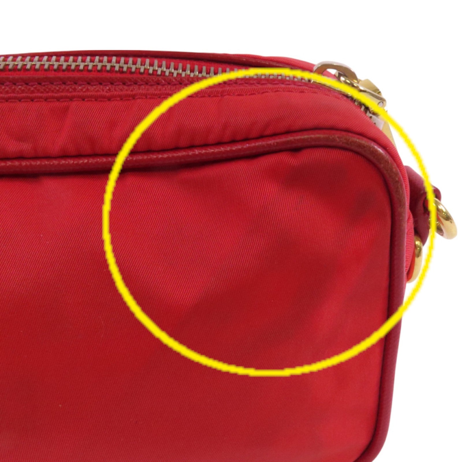 PRADA 尼龍Shoulder Bag金扣肩背袋