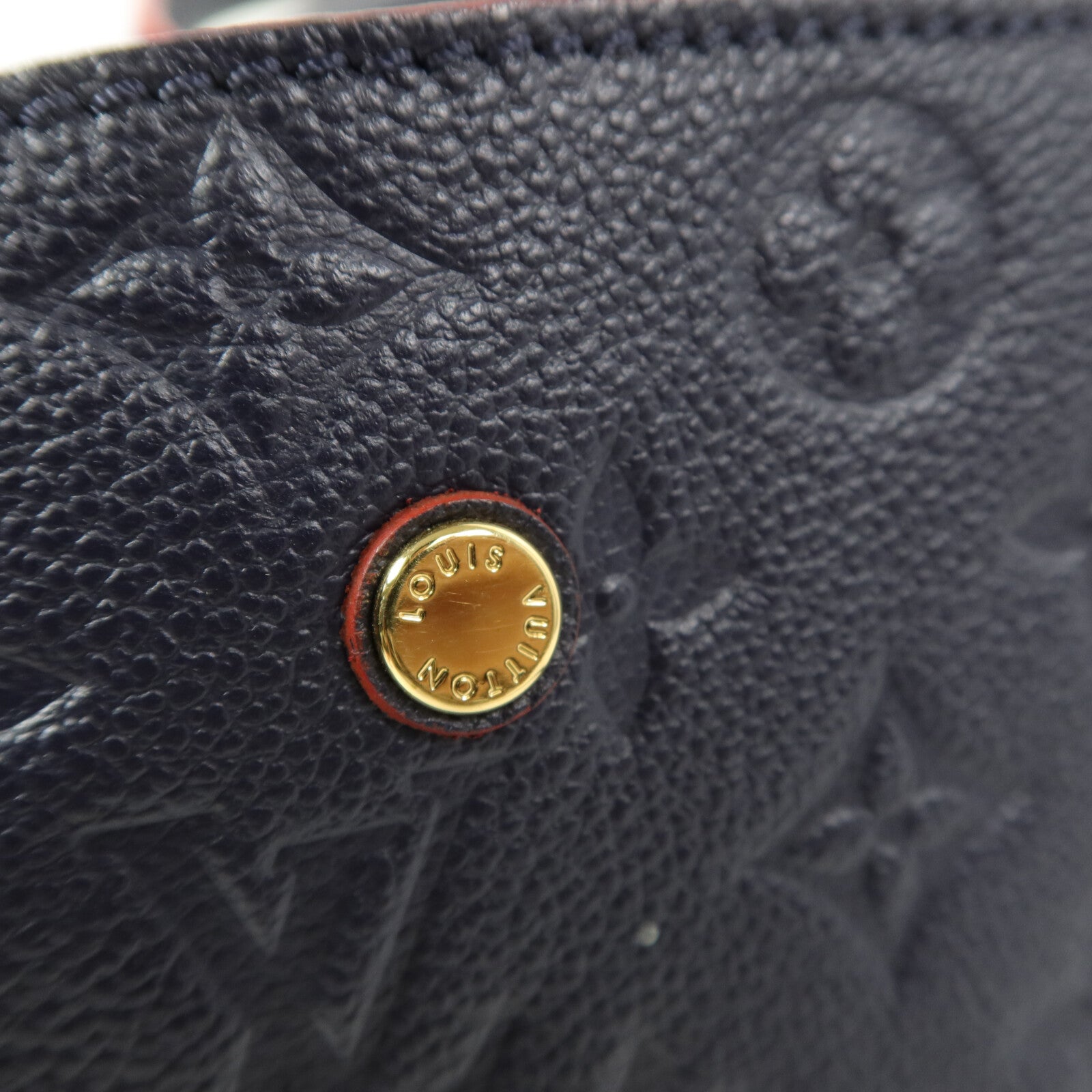 LOUIS VUITTON Monogram Empreinte Montaigne MM手挽肩背兩用袋