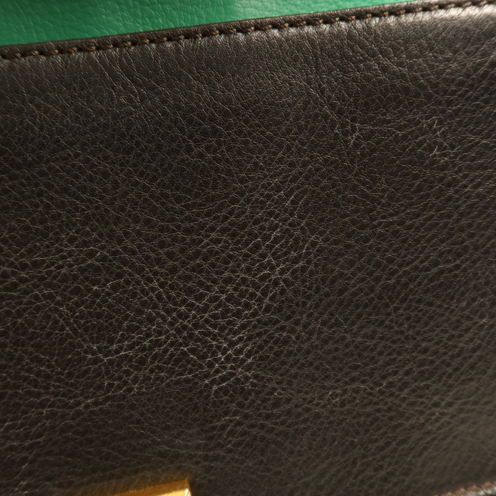 MCM 馬毛/牛皮皮革Shoulder Bag金扣肩背袋