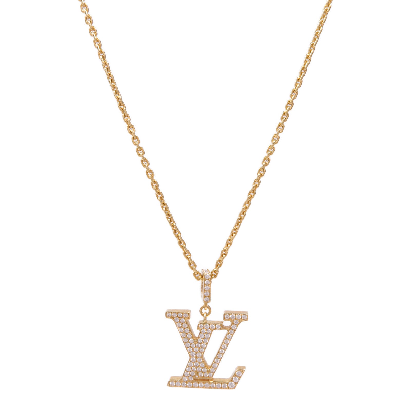 LOUIS VUITTON LV Idylle Blossom Necklace Q93849 18K Yellow Gold