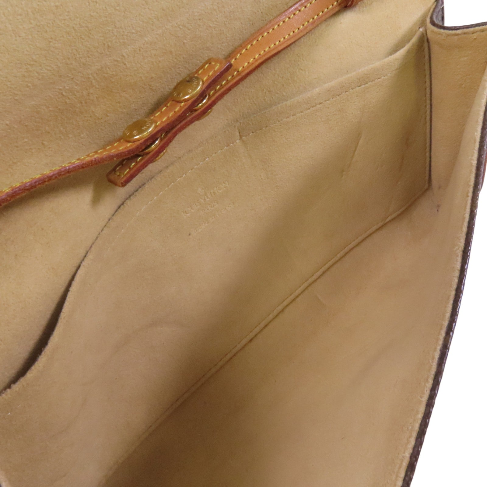 LOUIS VUITTON Monogram Pochette Twin GM金扣肩背袋