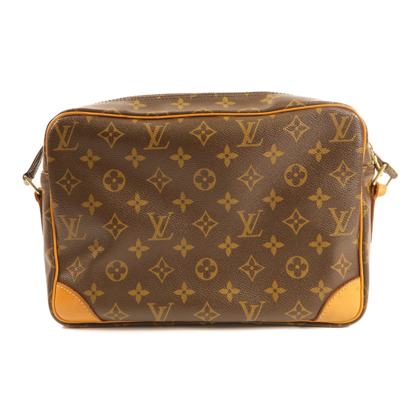 LOUIS VUITTON Monogram Nile金扣肩背袋