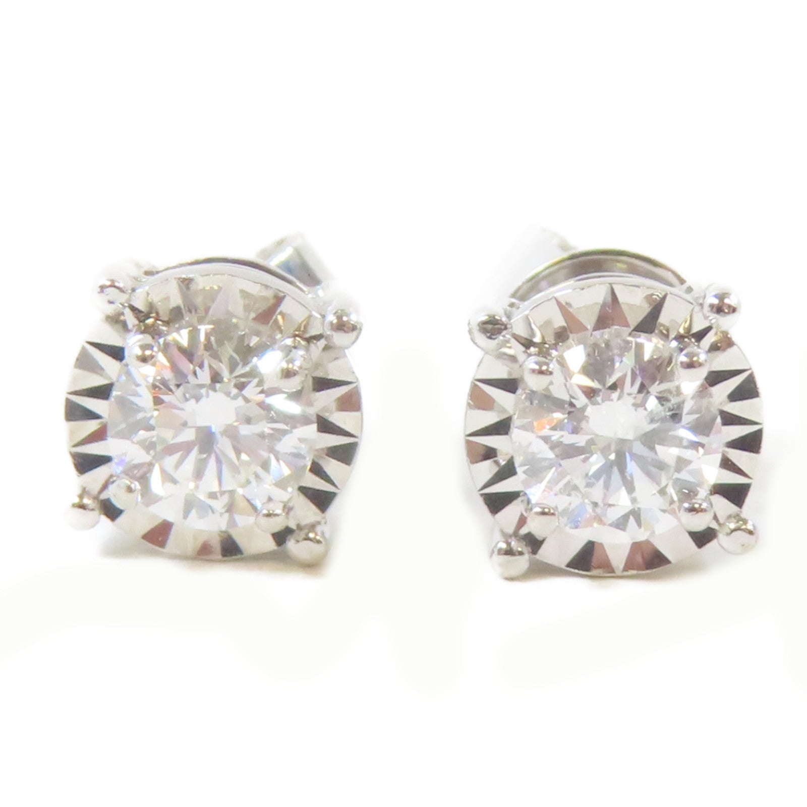 JEWELRY 18K白金Diamond Earring0.31ct/0.30ct鑽石耳環
