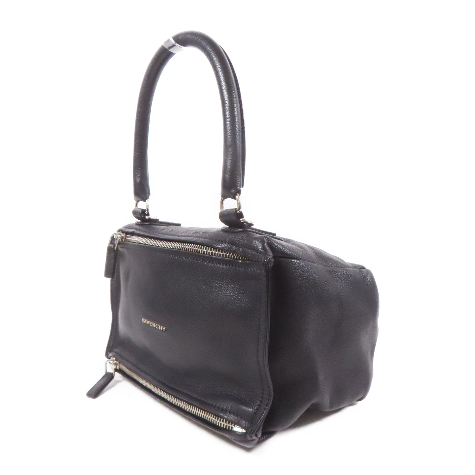 GIVENCHY SHW Pandora 2way Shoulder Bag Calfskin Leather Black