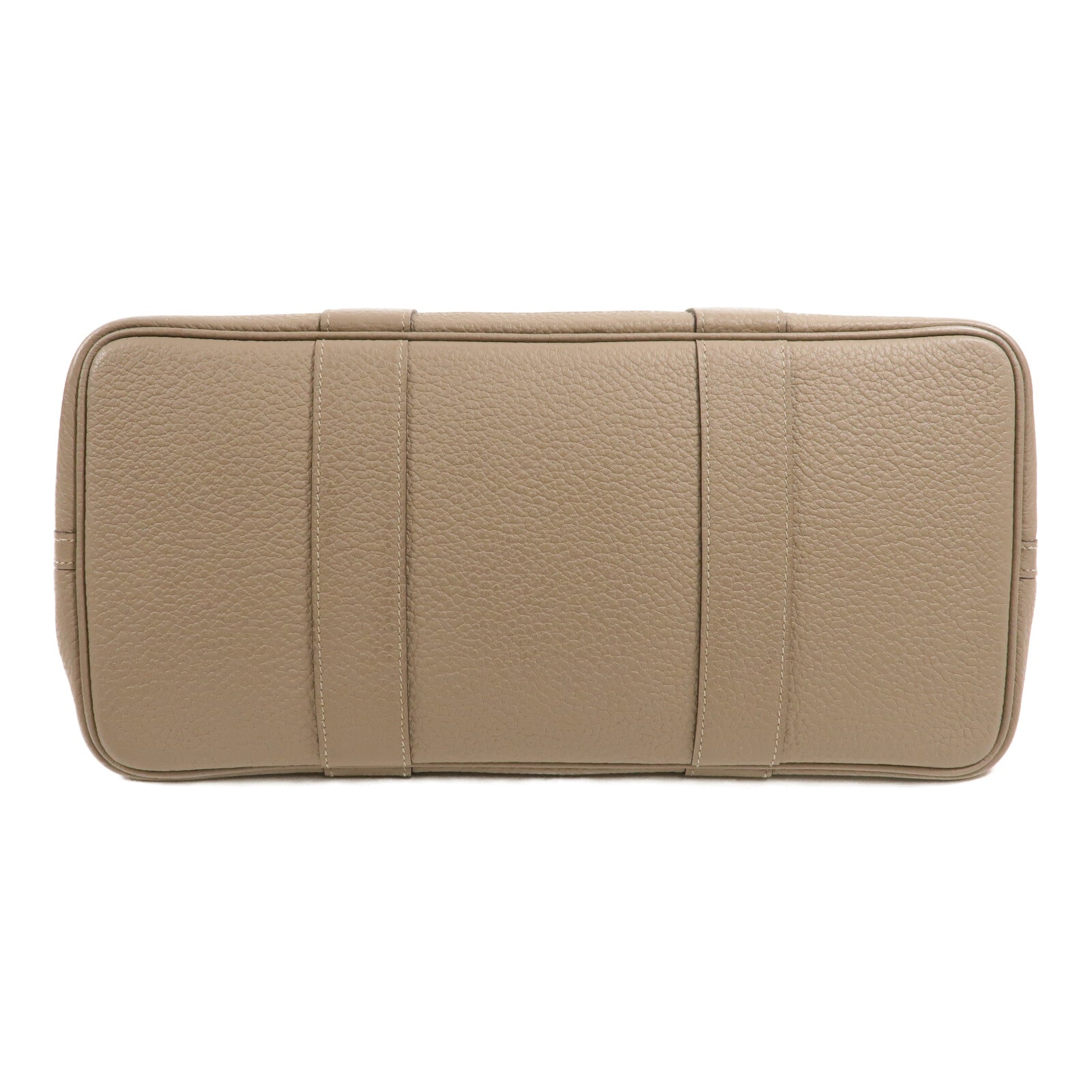 HERMES Negonda皮革Garden Party PM手挽袋Gris Asphalte