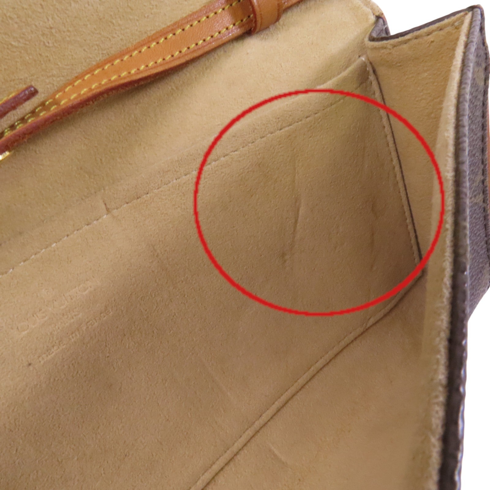 LOUIS VUITTON Monogram Pochette Twin GM金扣肩背袋