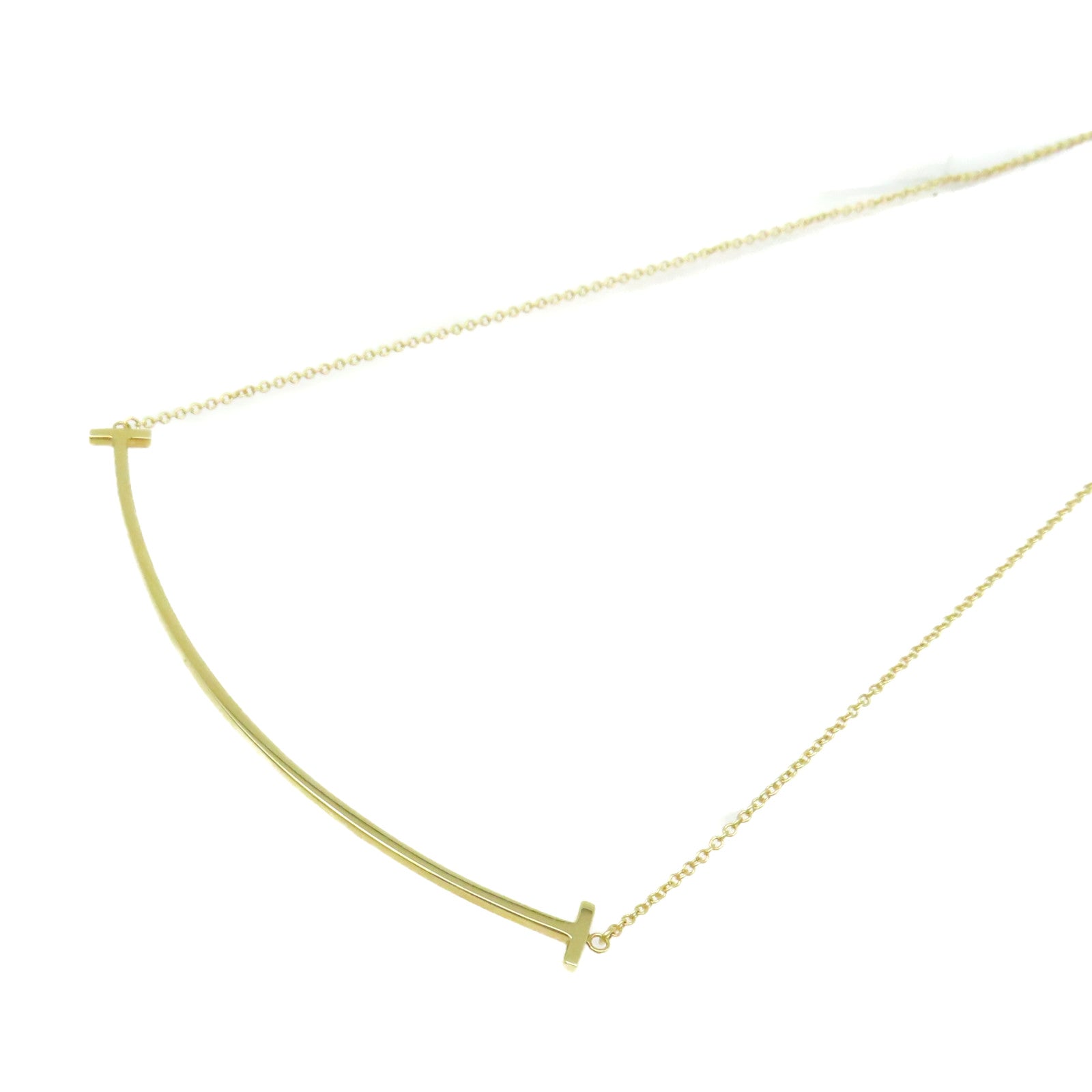TIFFANY＆CO 【激減優惠】18K黃金Smile Necklace項鏈金色