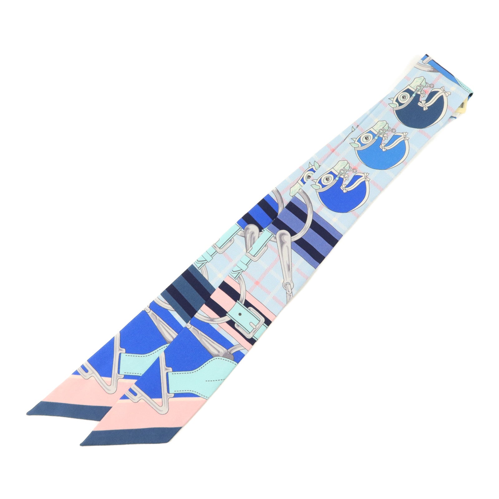 HERMES 絲質Twilly絲巾