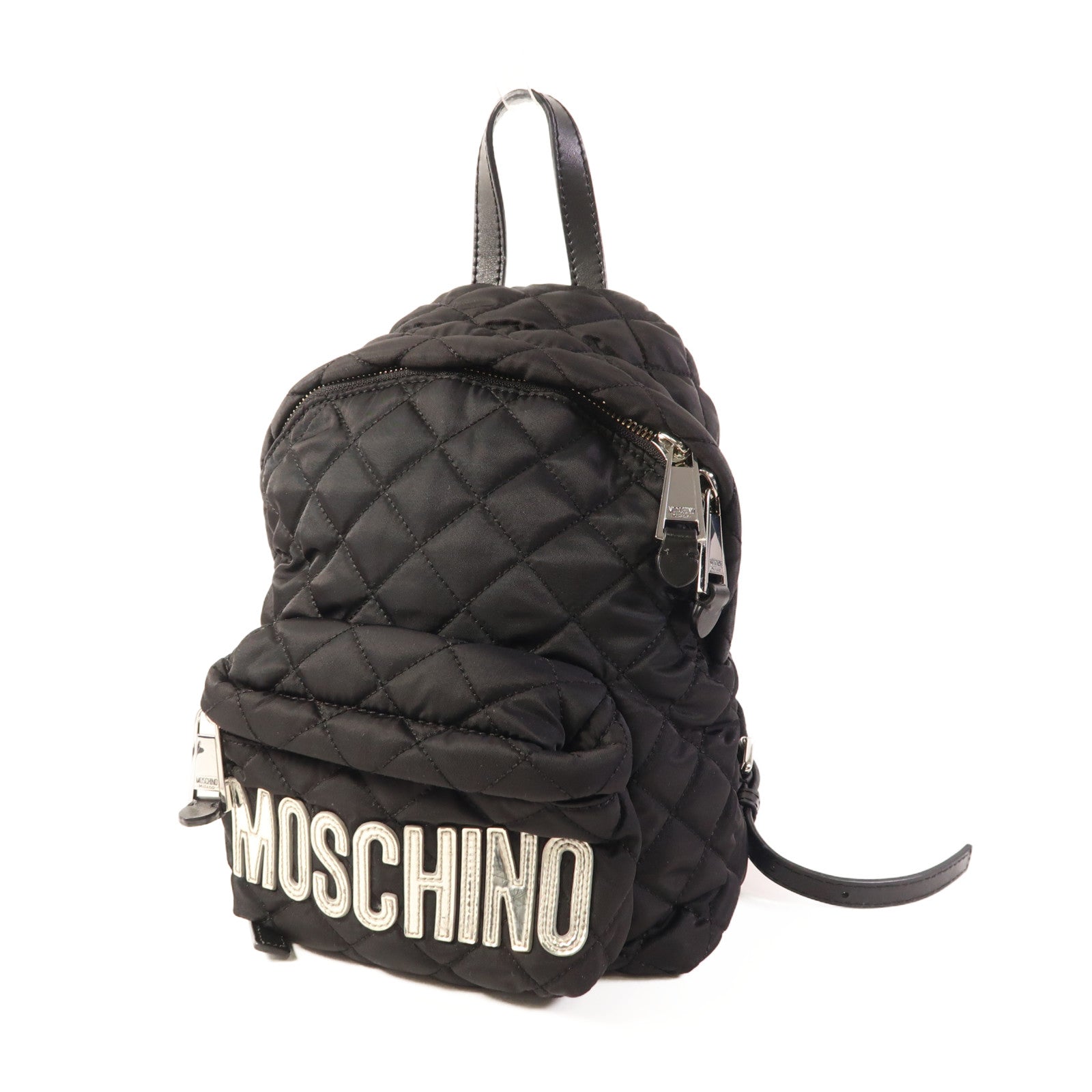 MOSCHINO SHW Backpack Rucksack Nylon Black