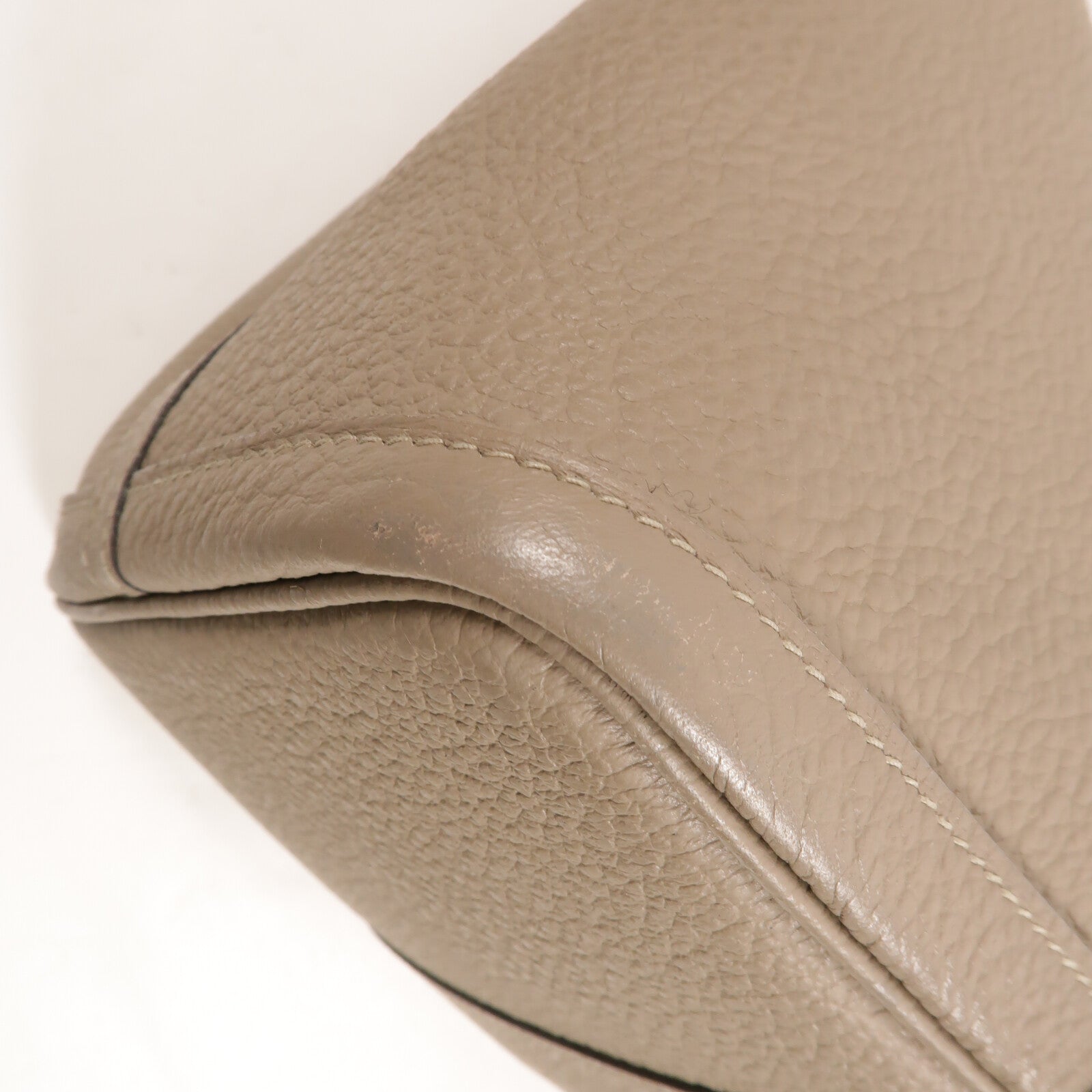 HERMES Negonda皮革Garden Party PM手挽袋Gris Asphalte