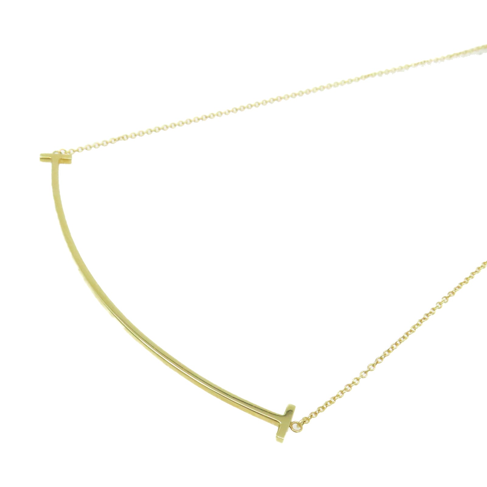 TIFFANY＆CO 【激減優惠】18K黃金Smile Necklace項鏈金色