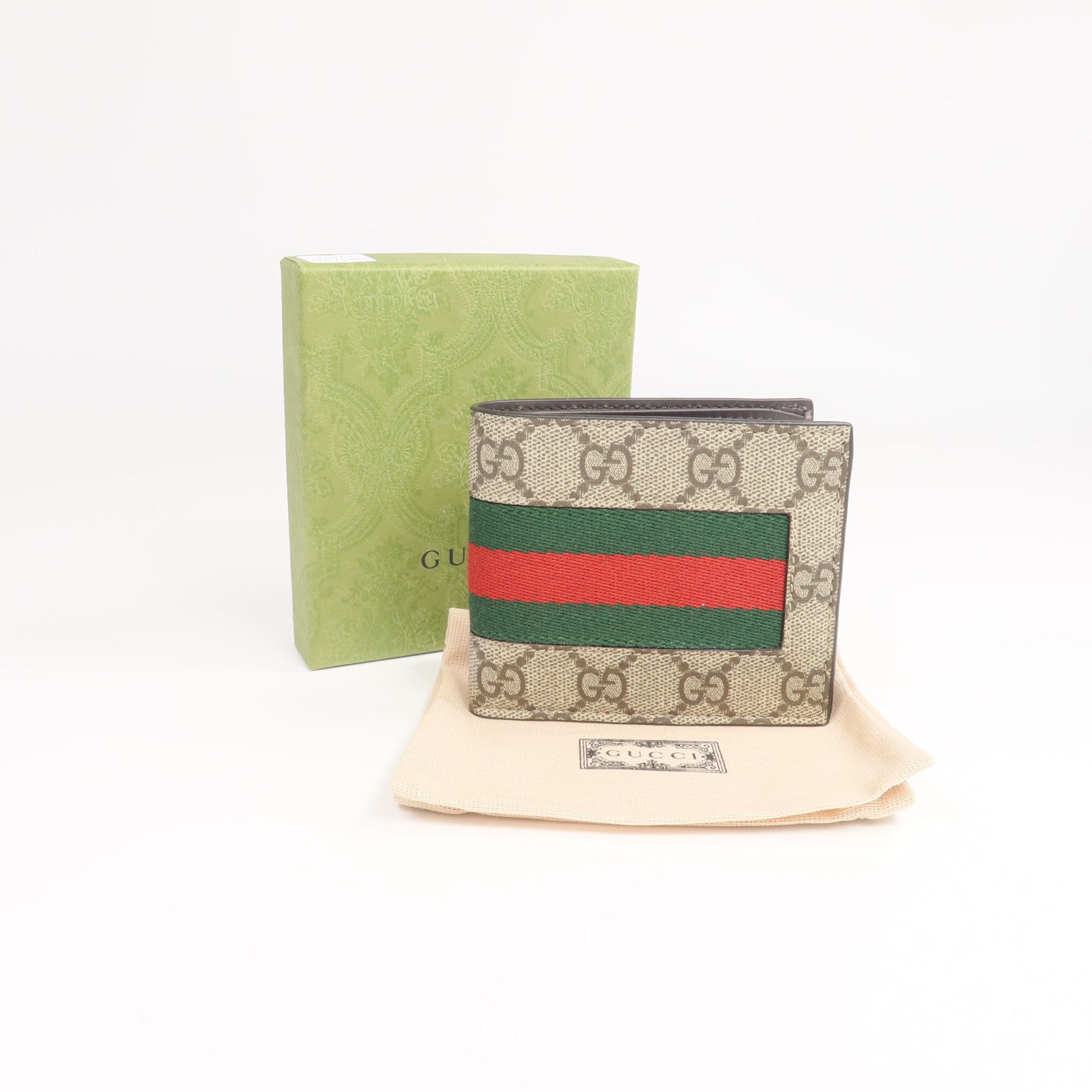 GUCCI 塗層帆布Ophidia GG Bifold Wallet錢包