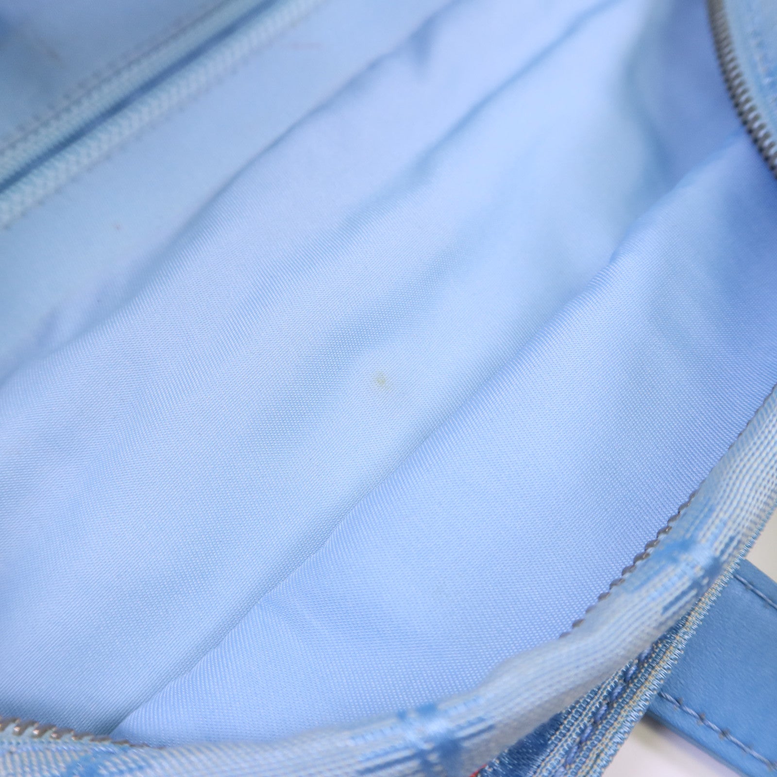 CHANEL 尼龍Travel Line Tote Bag銀扣手挽袋