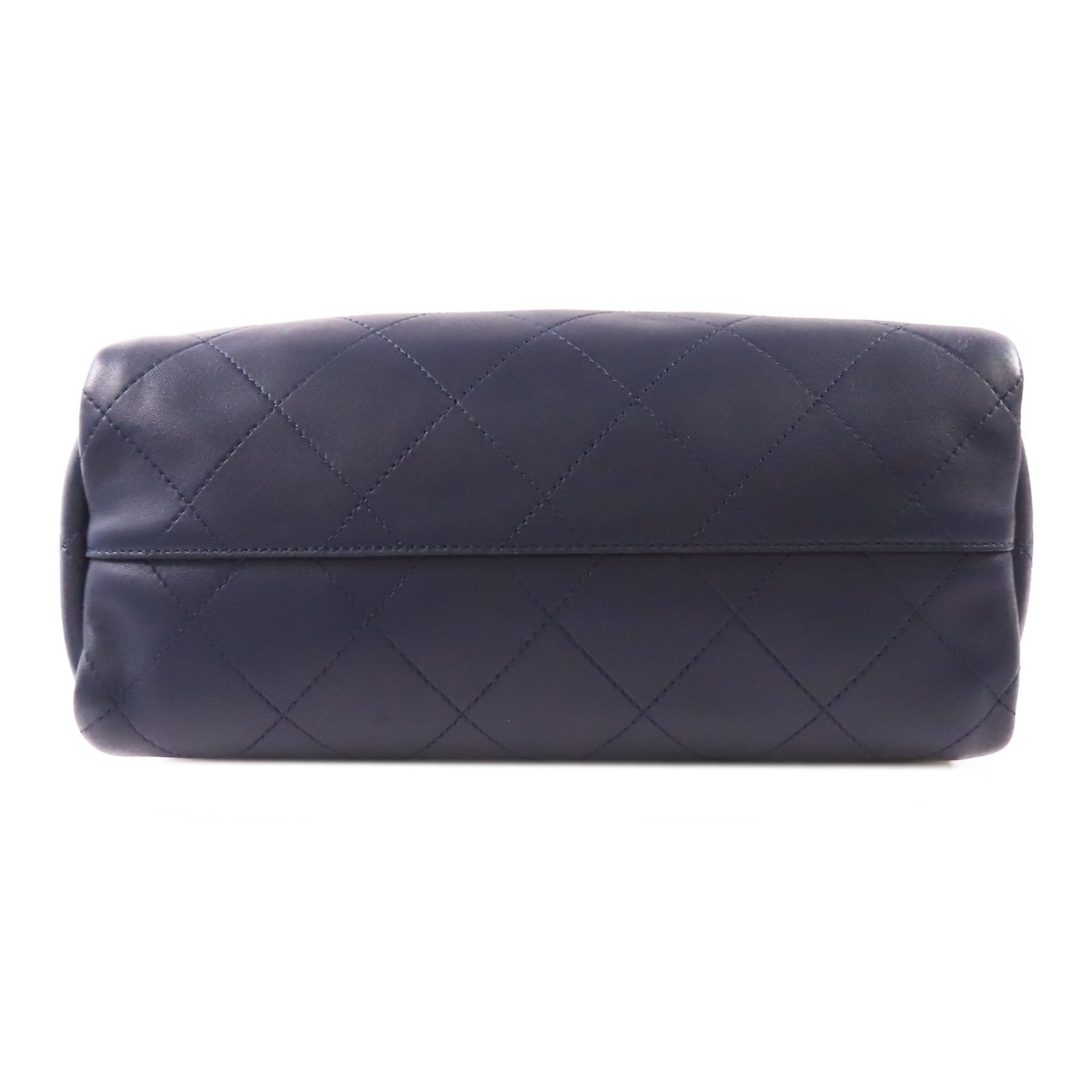 CHANEL 牛皮皮革2 Way Shoulder Bag銀扣手挽肩背兩用袋