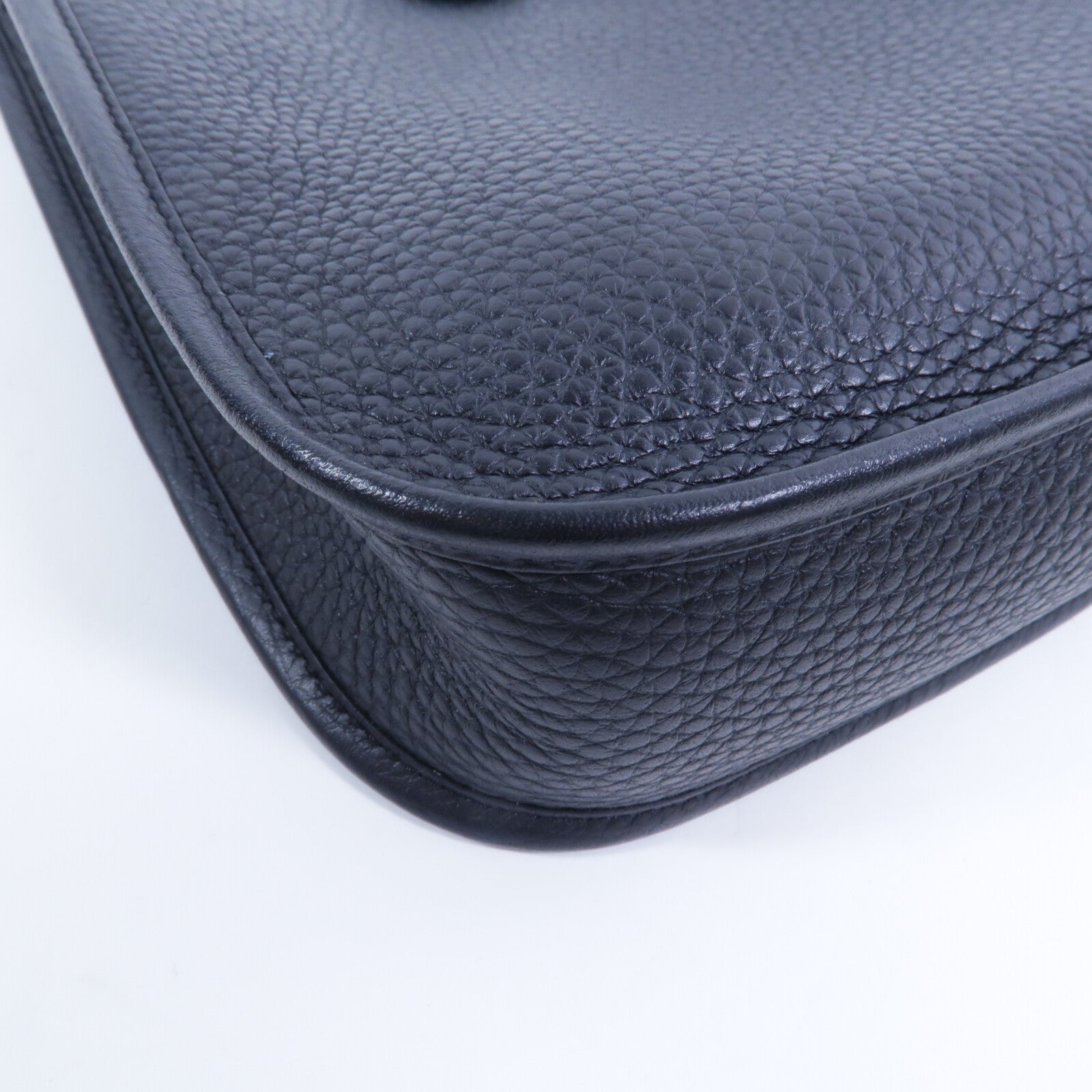 HERMES Clemence皮革Evelyne TPM肩背袋Noir
