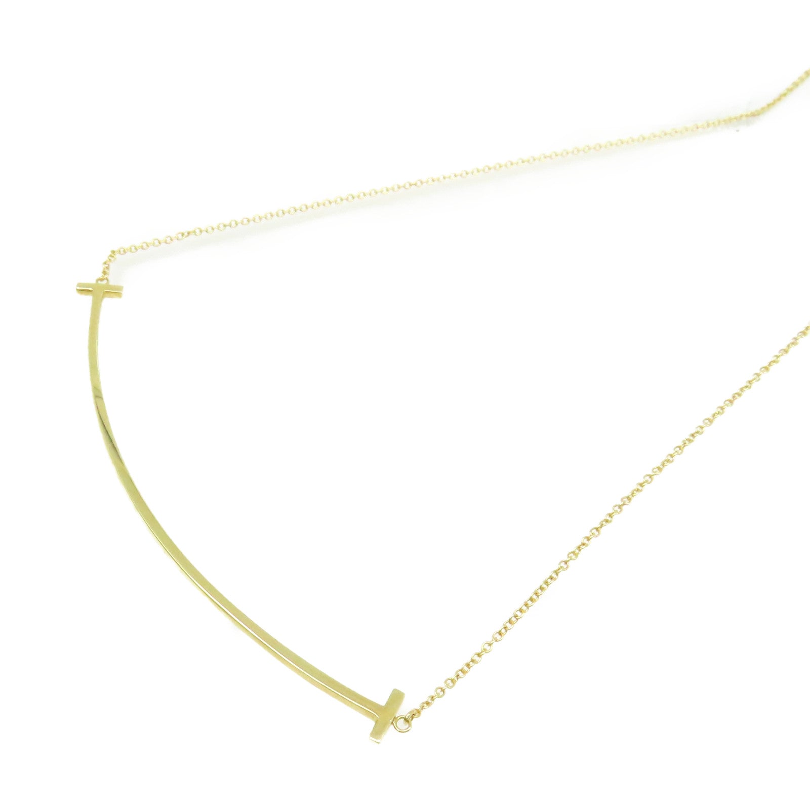 TIFFANY＆CO 【激減優惠】18K黃金Smile Necklace項鏈金色