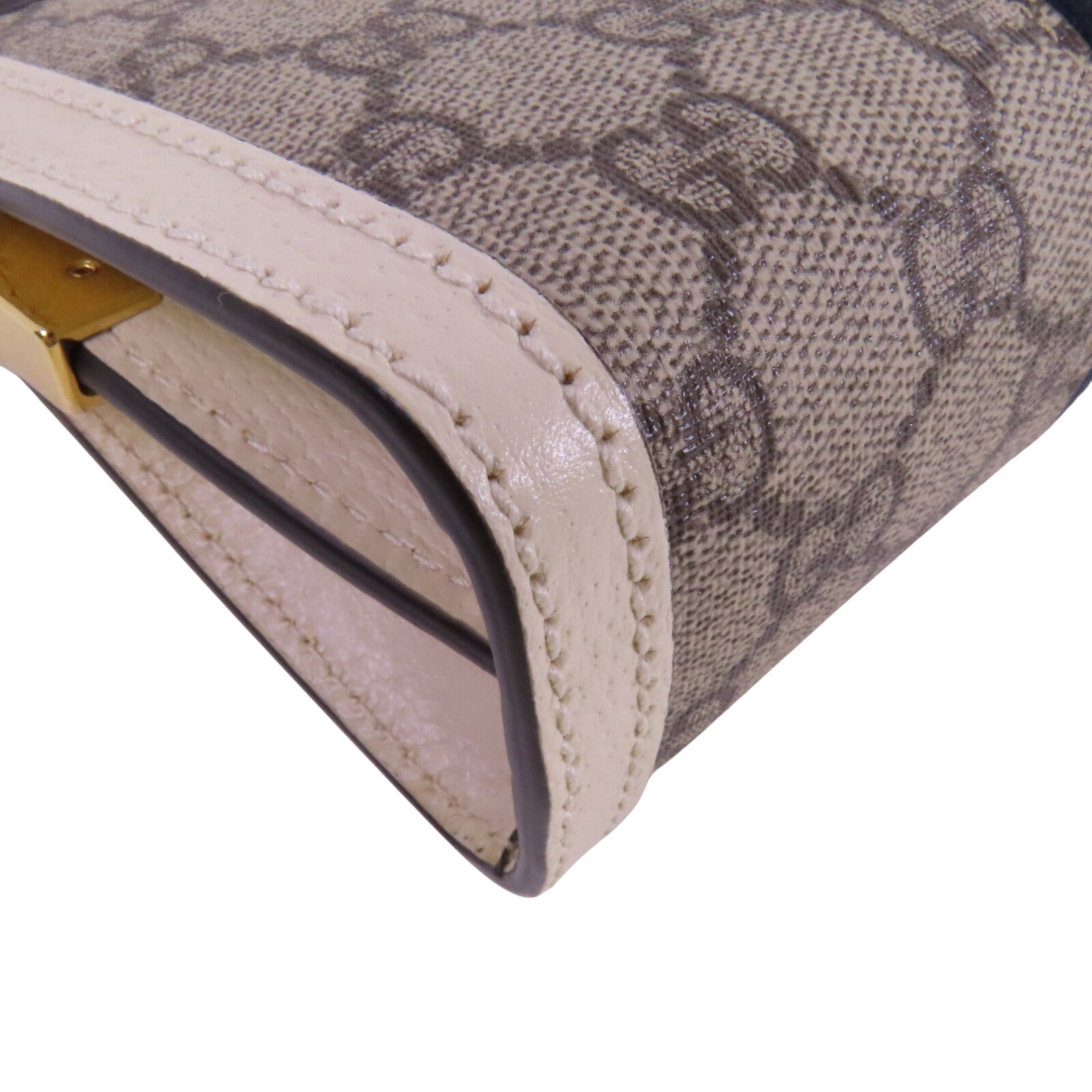 GUCCI 塗層帆布Ophidia金扣鏈帶肩背袋