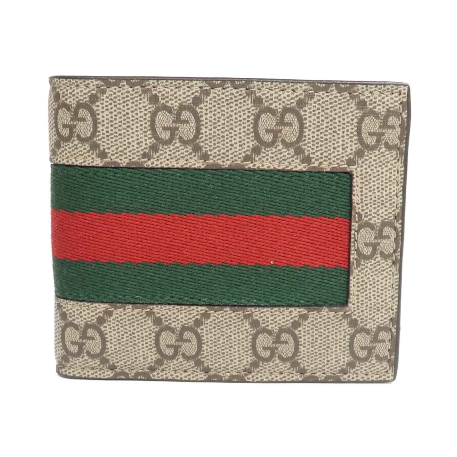 GUCCI 塗層帆布Ophidia GG Bifold Wallet錢包