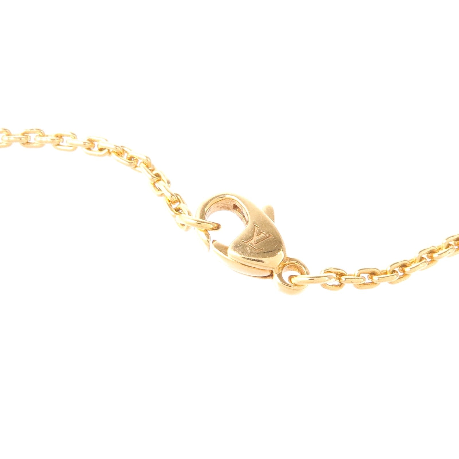 LOUIS VUITTON LV Idylle Blossom Necklace Q93849 18K Yellow Gold
