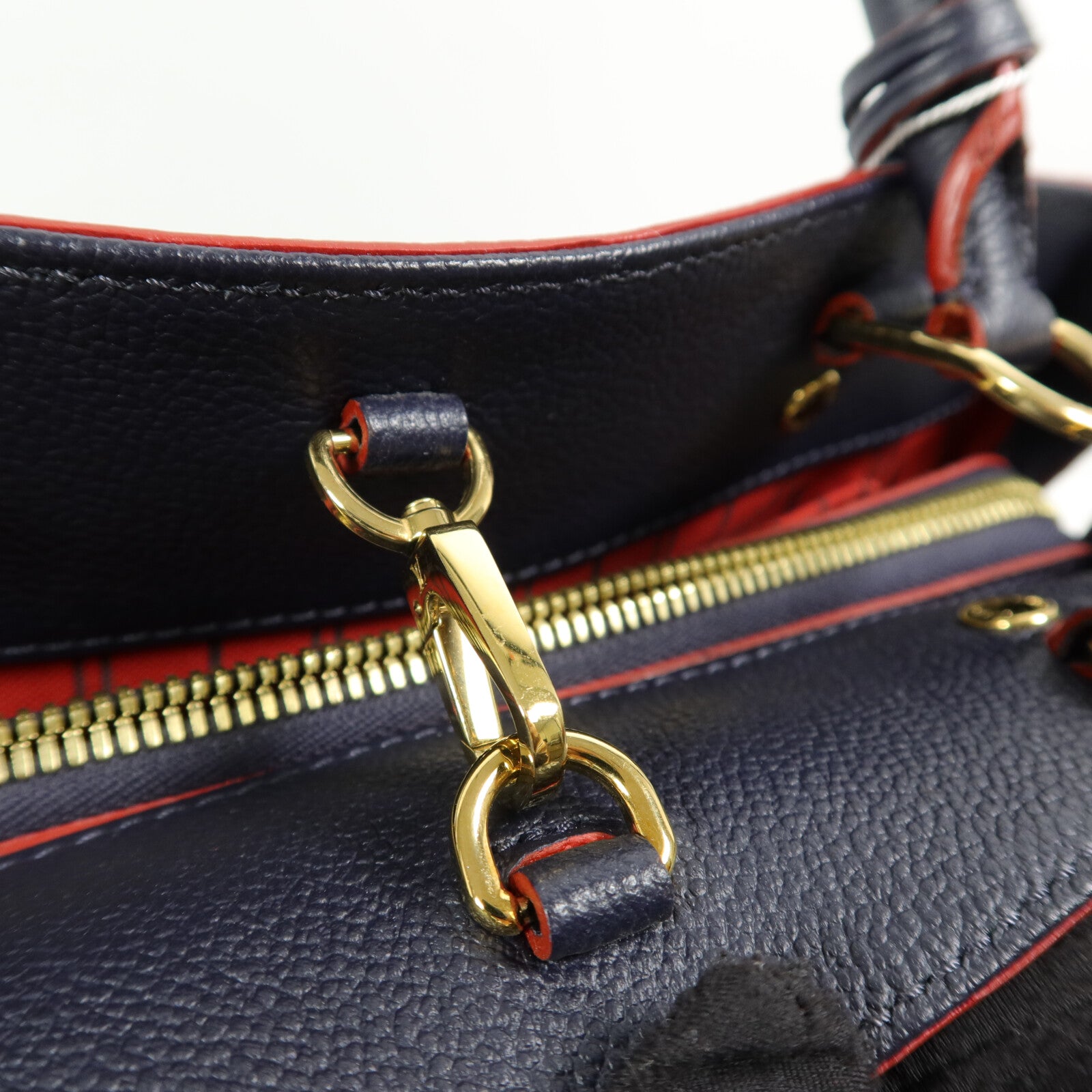 LOUIS VUITTON Monogram Empreinte Montaigne MM手挽肩背兩用袋