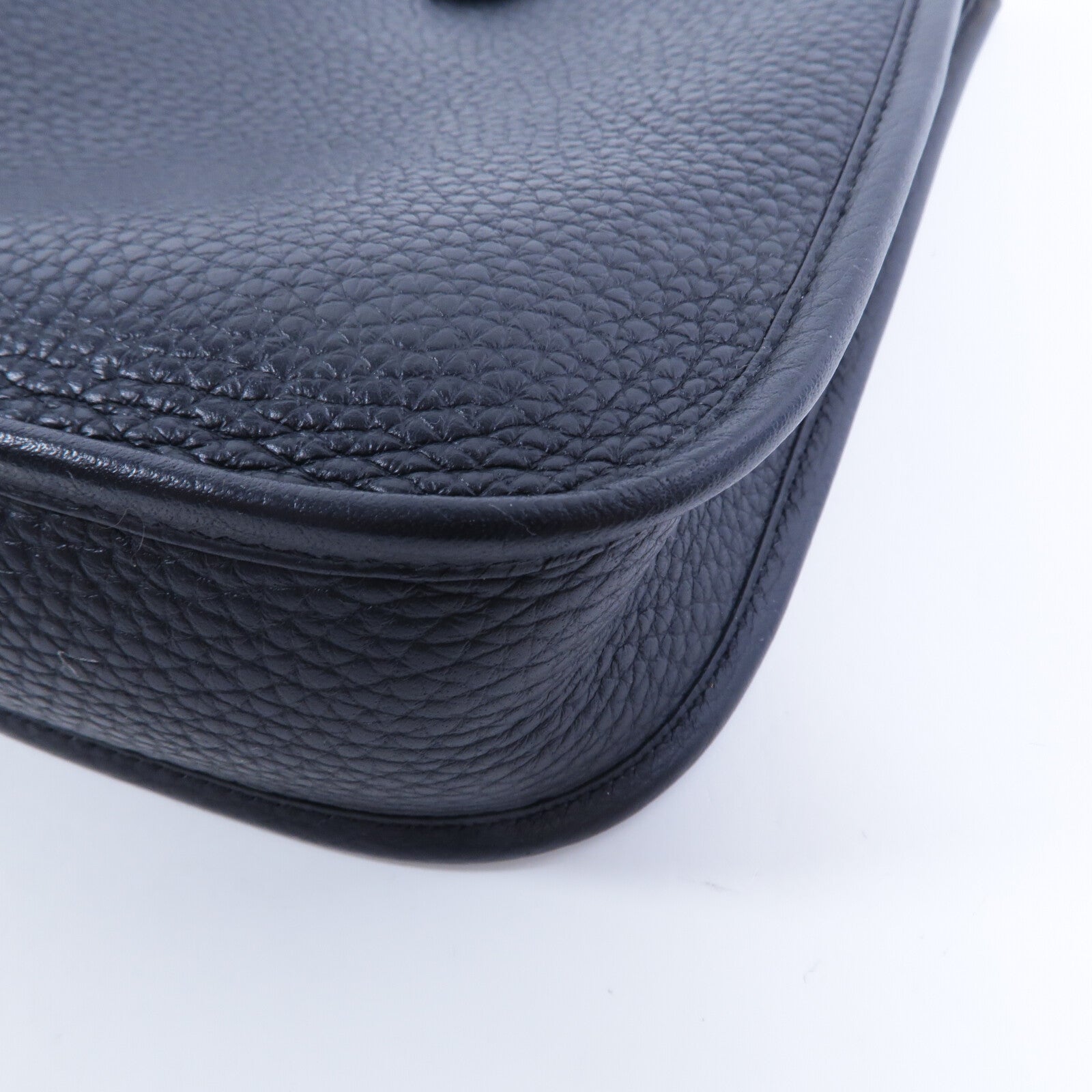 HERMES Clemence皮革Evelyne TPM肩背袋Noir